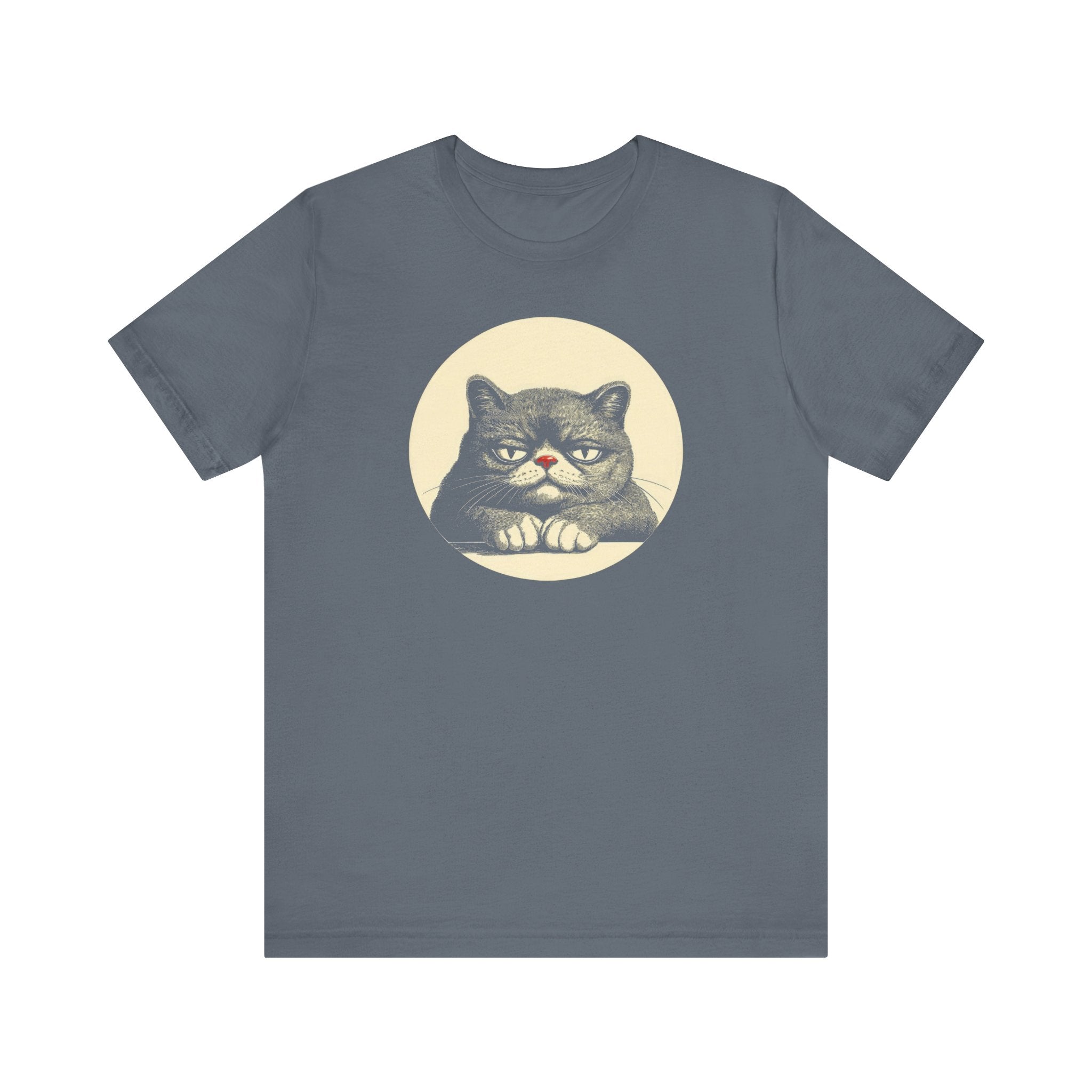 Grumpy Cat Graphic Tee – Vintage Style Cat Lover Shirt
