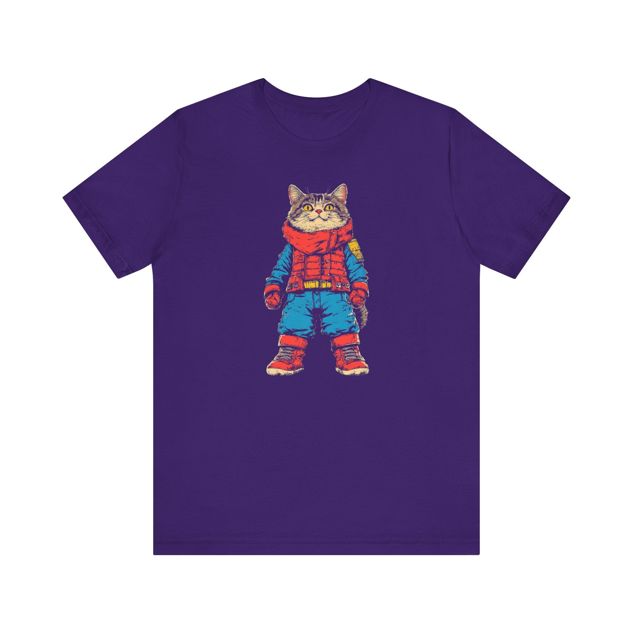 Adventurous Cat Explorer Graphic Tee