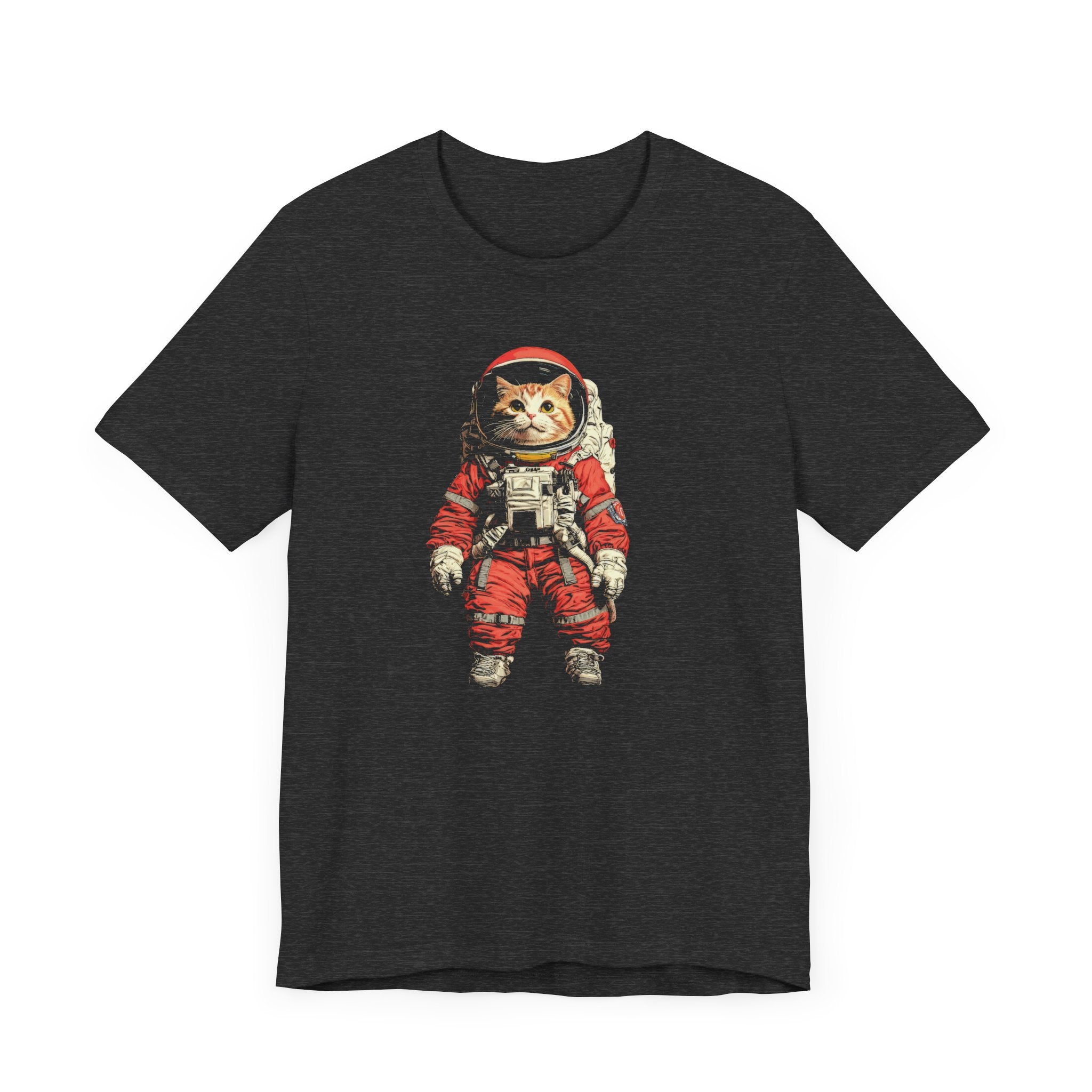 Courageous Cat Astronaut Graphic Tee