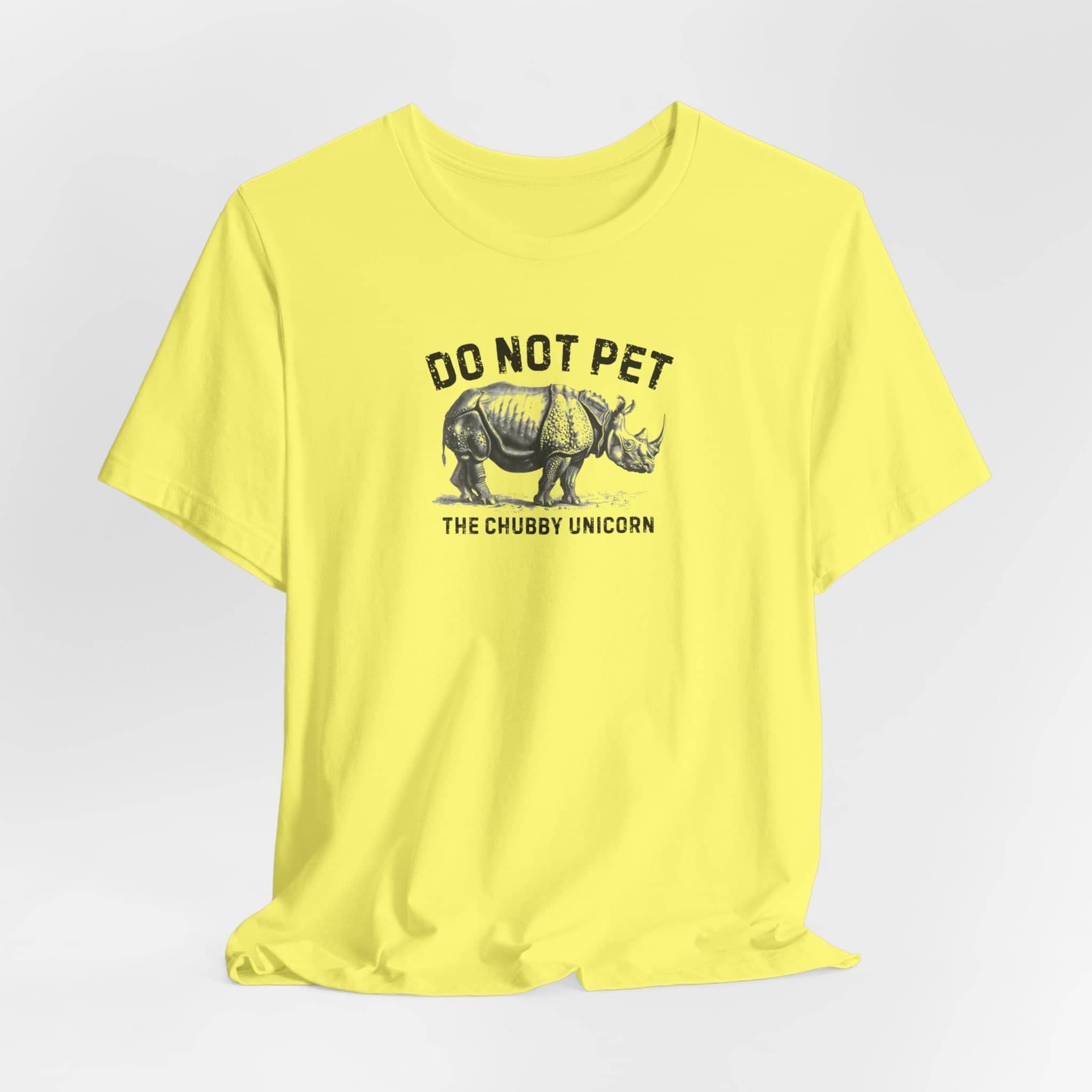 Do Not Pet The Chubby Unicorn Shirt Funny Rhino Lover Tee (XS to 5XL Edition)