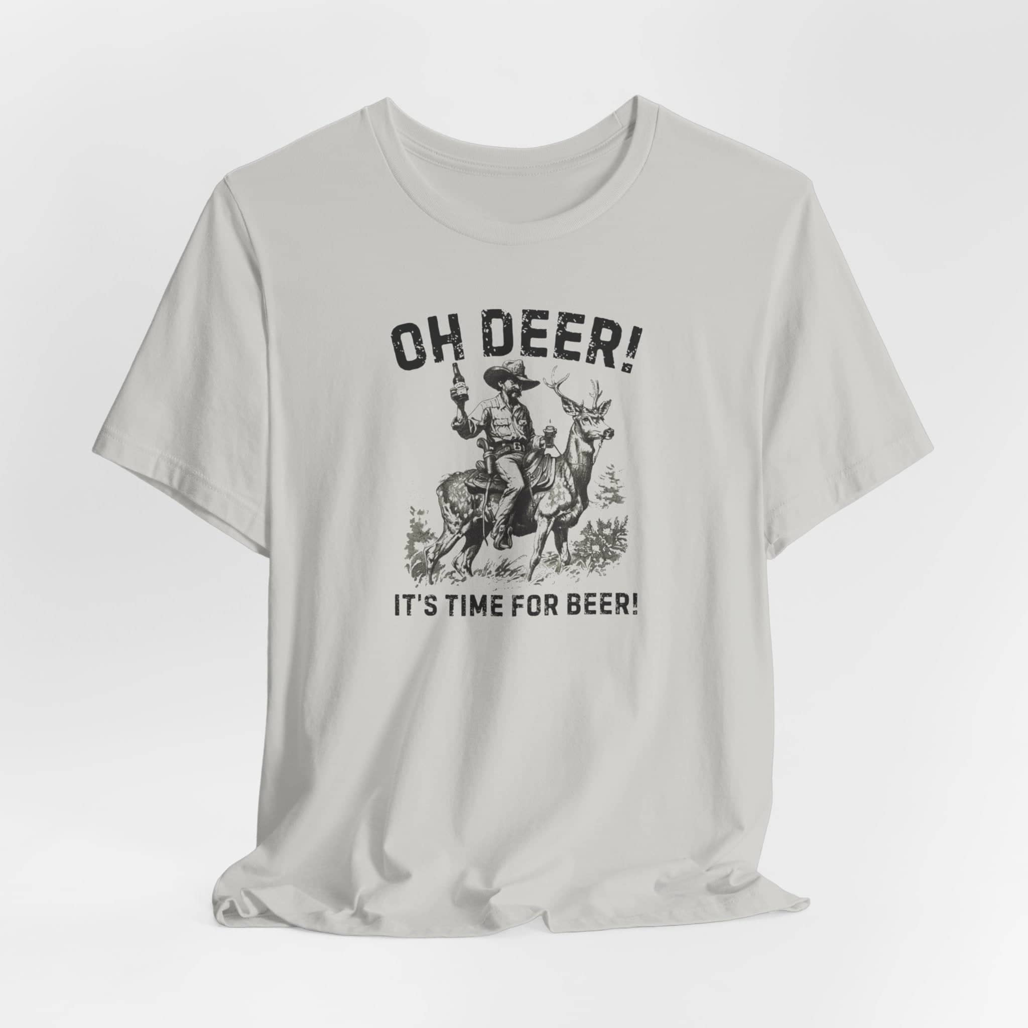 Oh Deer Its Time For Beer Shirt Funny Drinking Tee