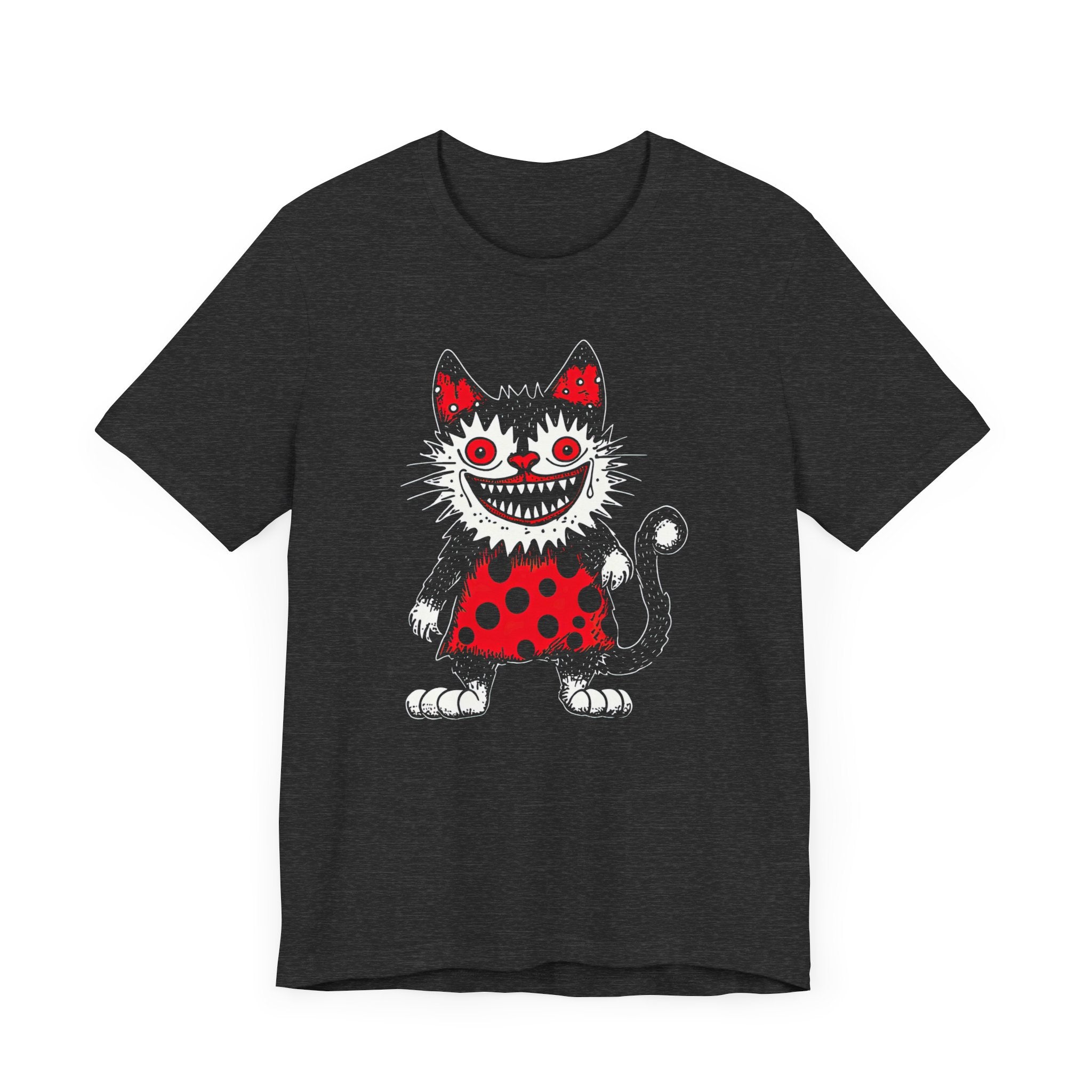Creepy Polka Dot Cat T-Shirt