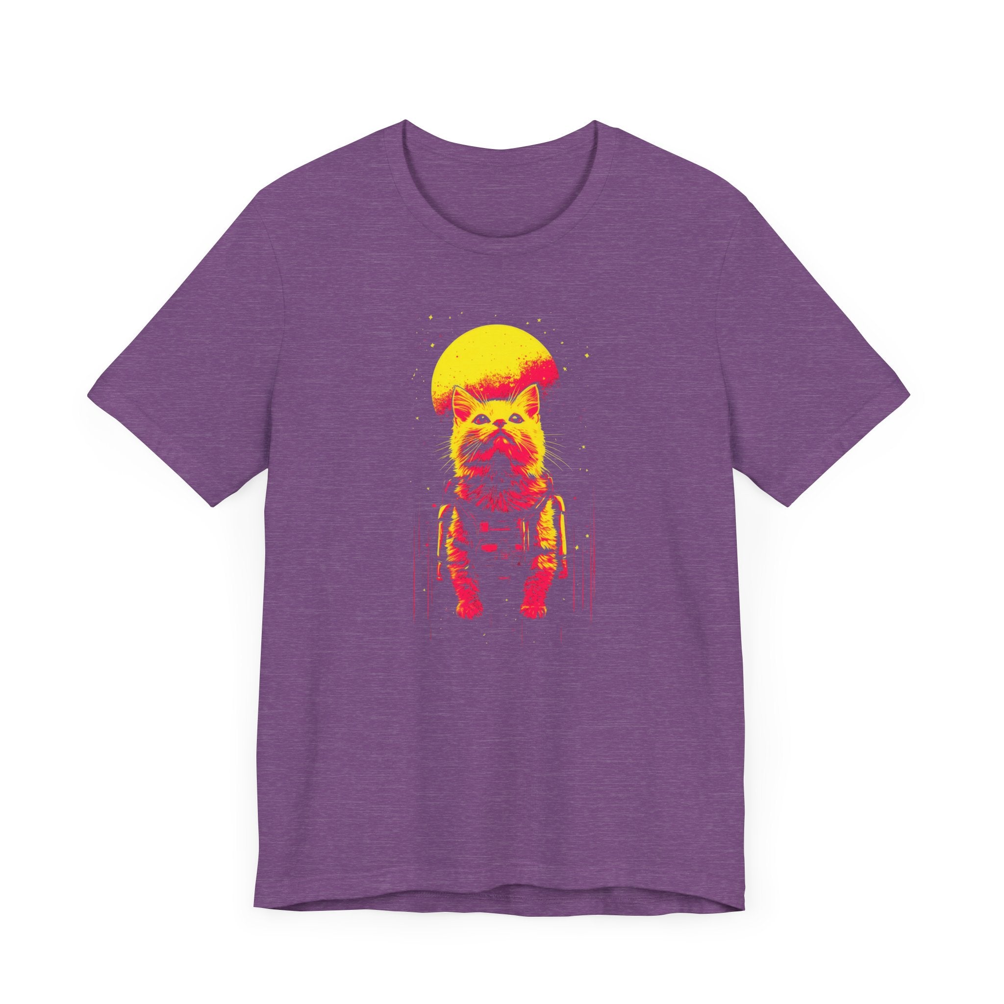 Neon Moon Astronaut Cat T-Shirt