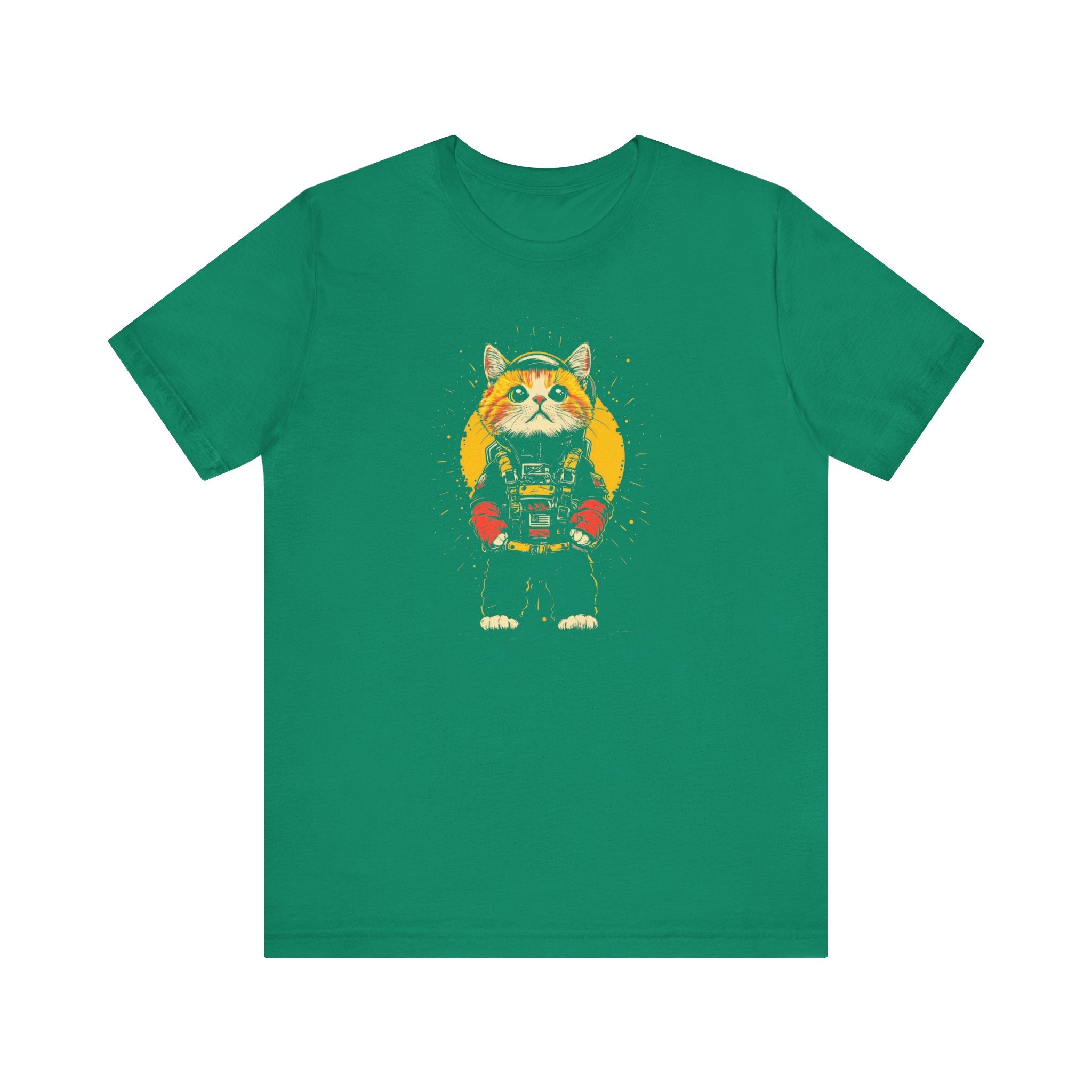 Space Cat Astronaut Graphic Tee