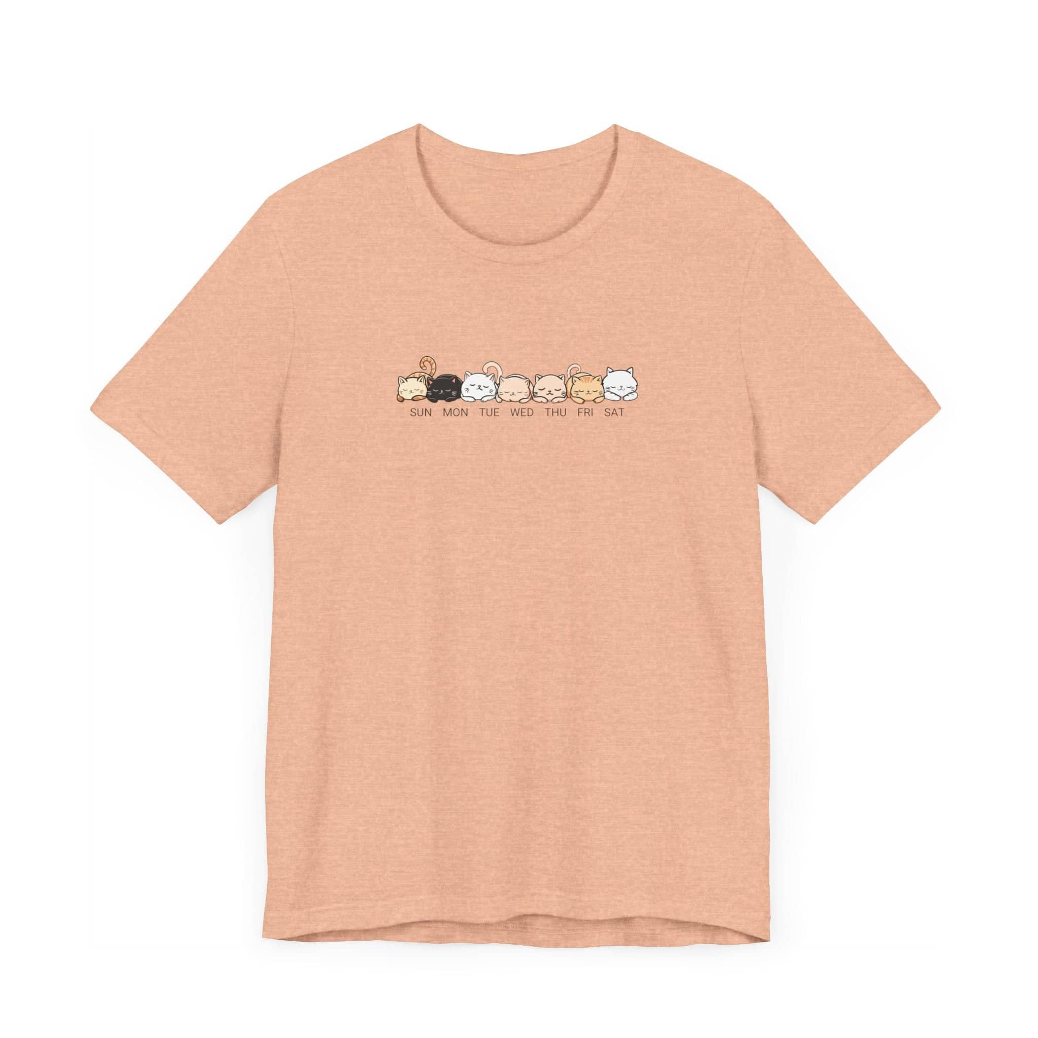 Weekly Cat Faces T-Shirt