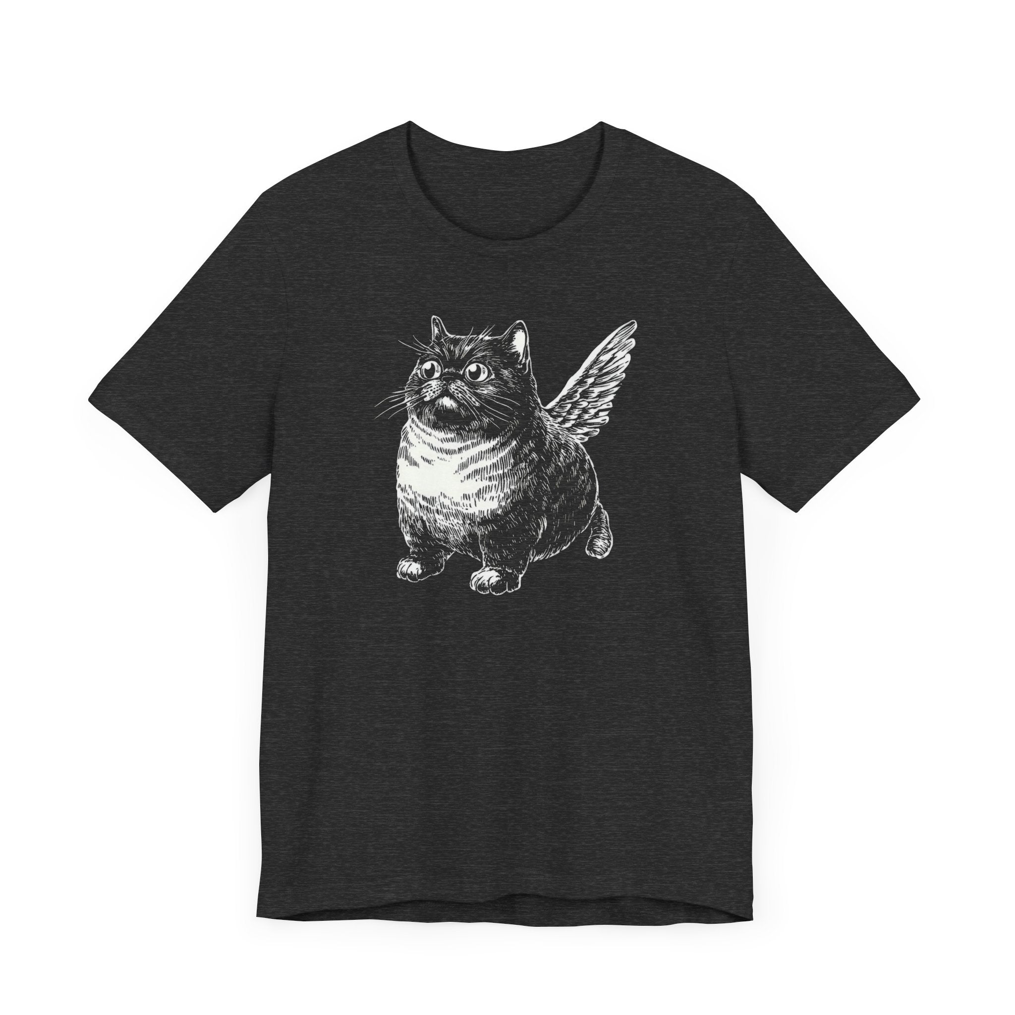Whimsical Winged Cat T-Shirt