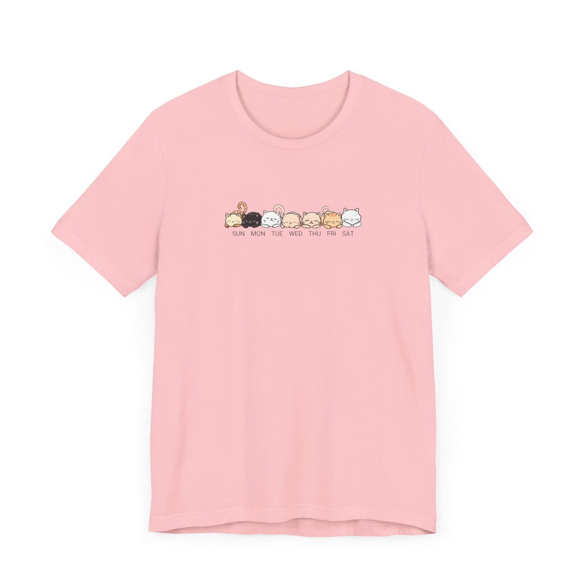 Weekly Cat Faces T-Shirt