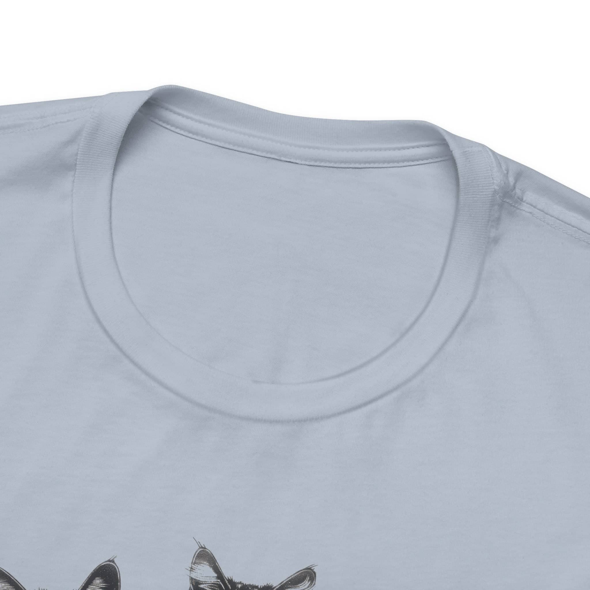 Cat Gang Shirt Funny Cat Lover Unisex Jersey Short Sleeve Tee