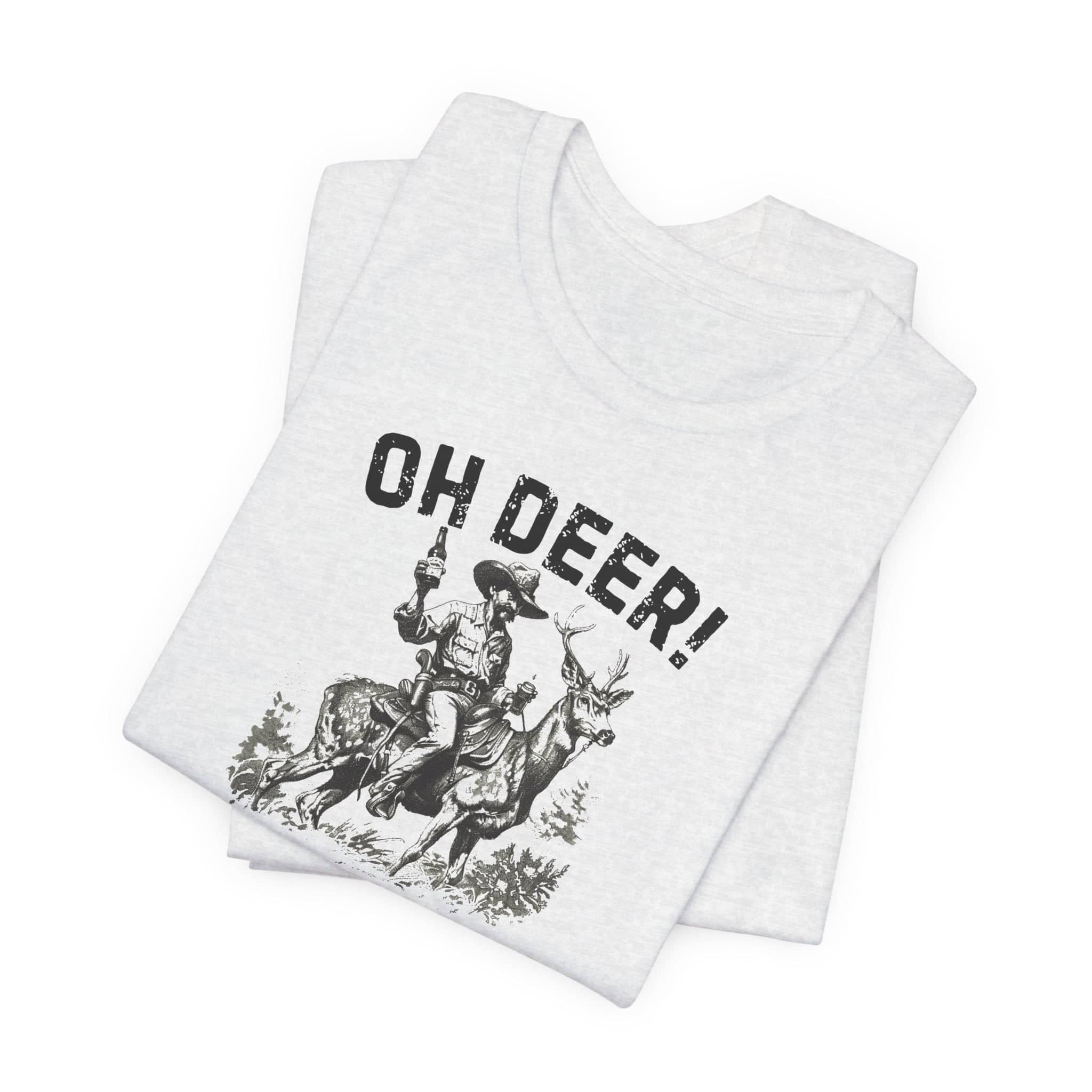 Oh Deer Its Time For Beer Shirt Funny Drinking Tee