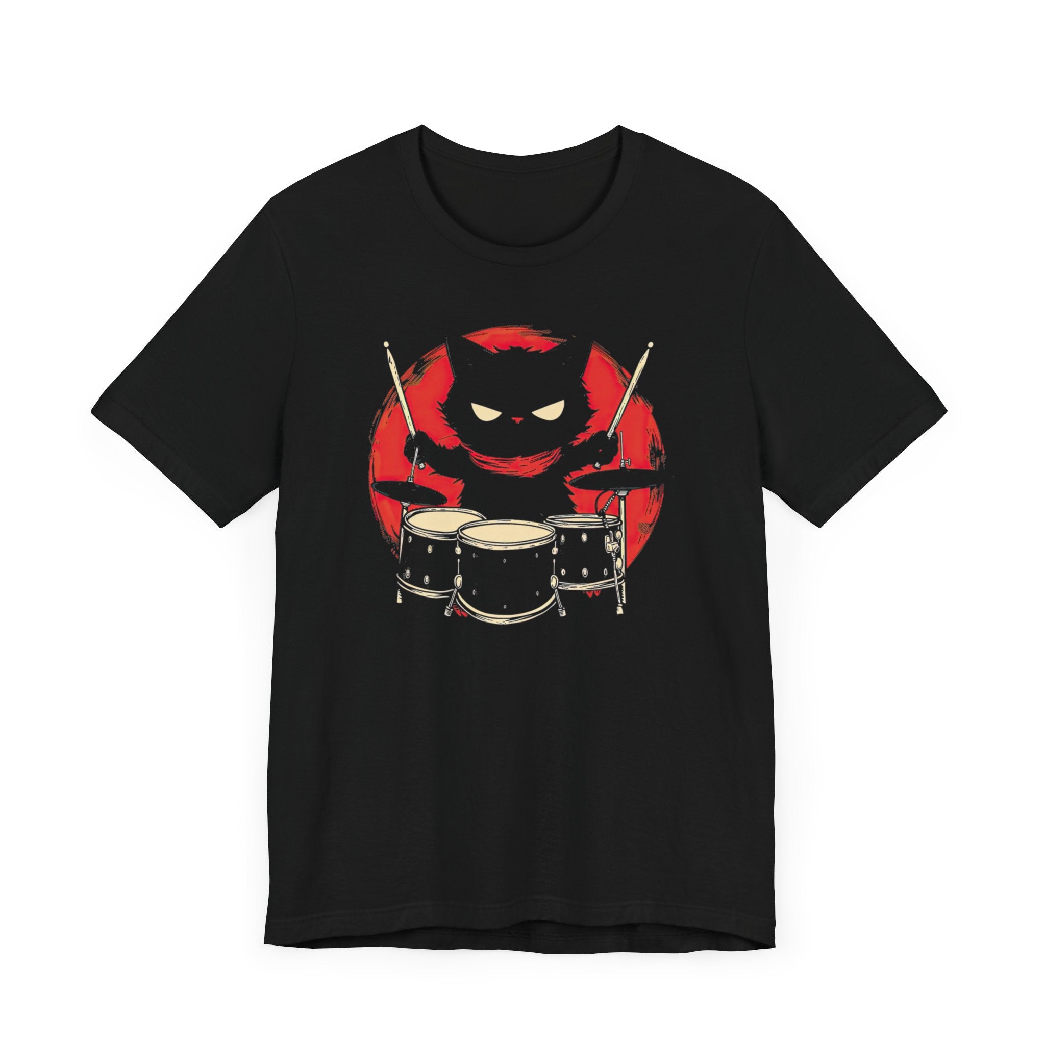 Drummer Cat T-Shirt