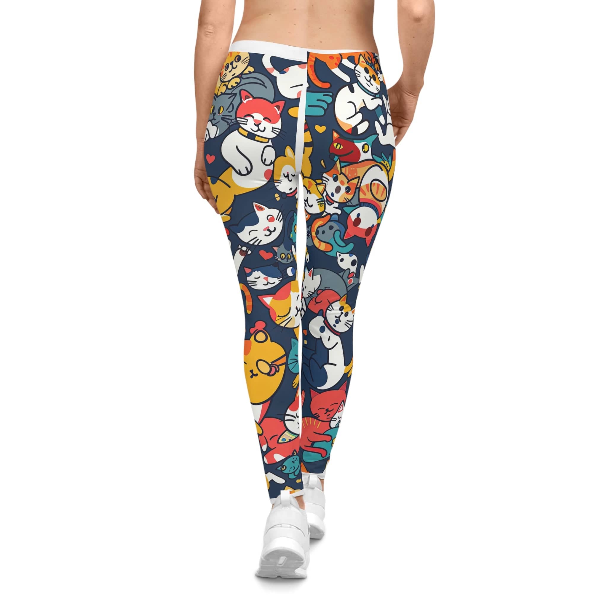 Assorted Cats Women's Casual Leggings (AOP)