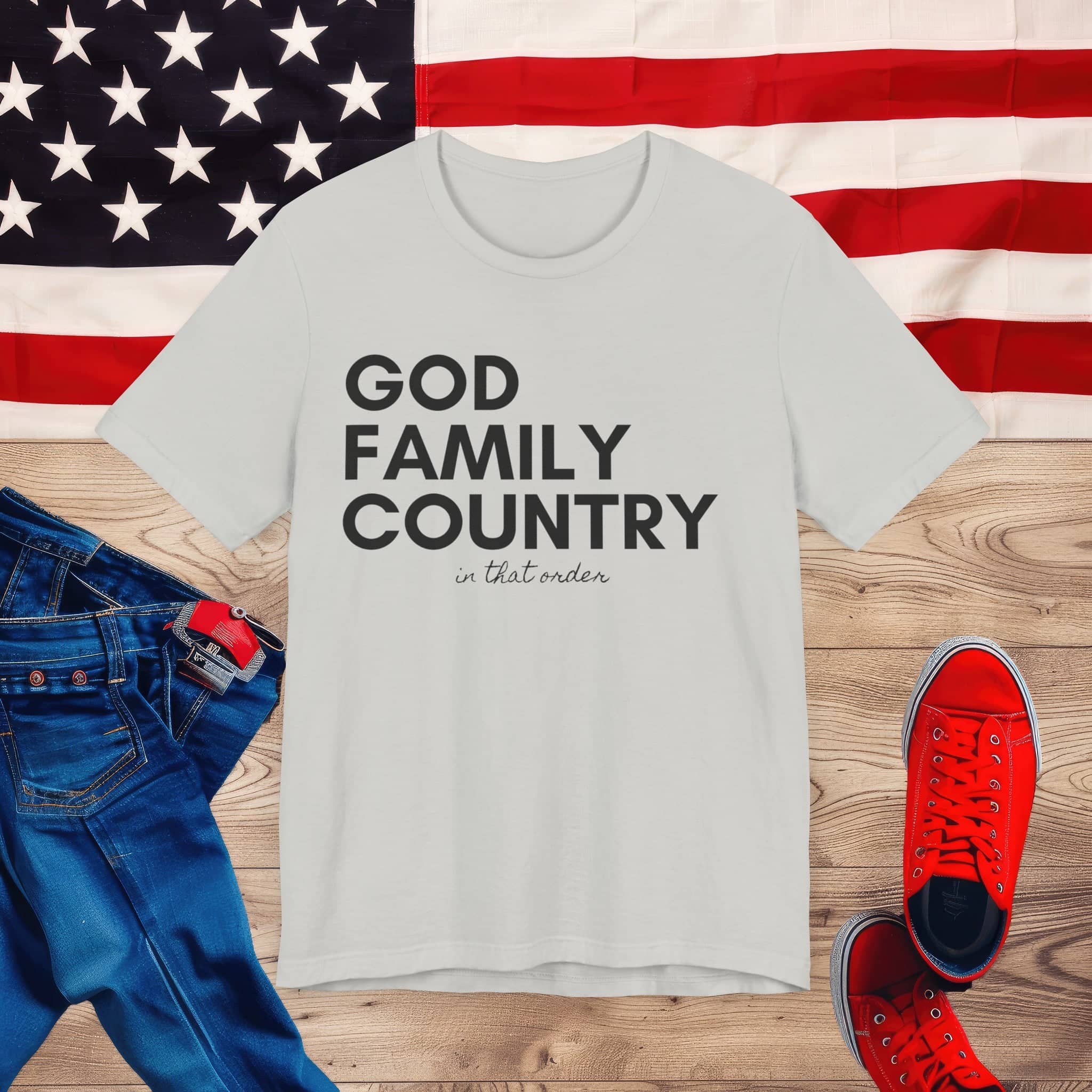 Foundational Values Tee Top Centered Unisex Jersey Short Sleeve Tee