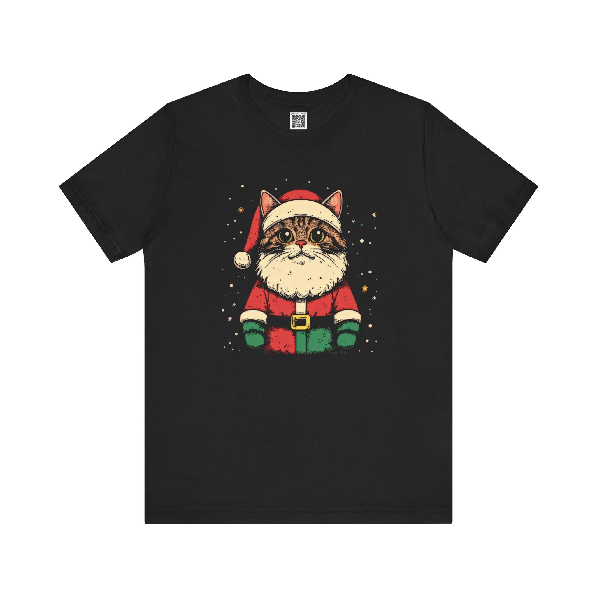 Festive Cat Santa T-Shirt