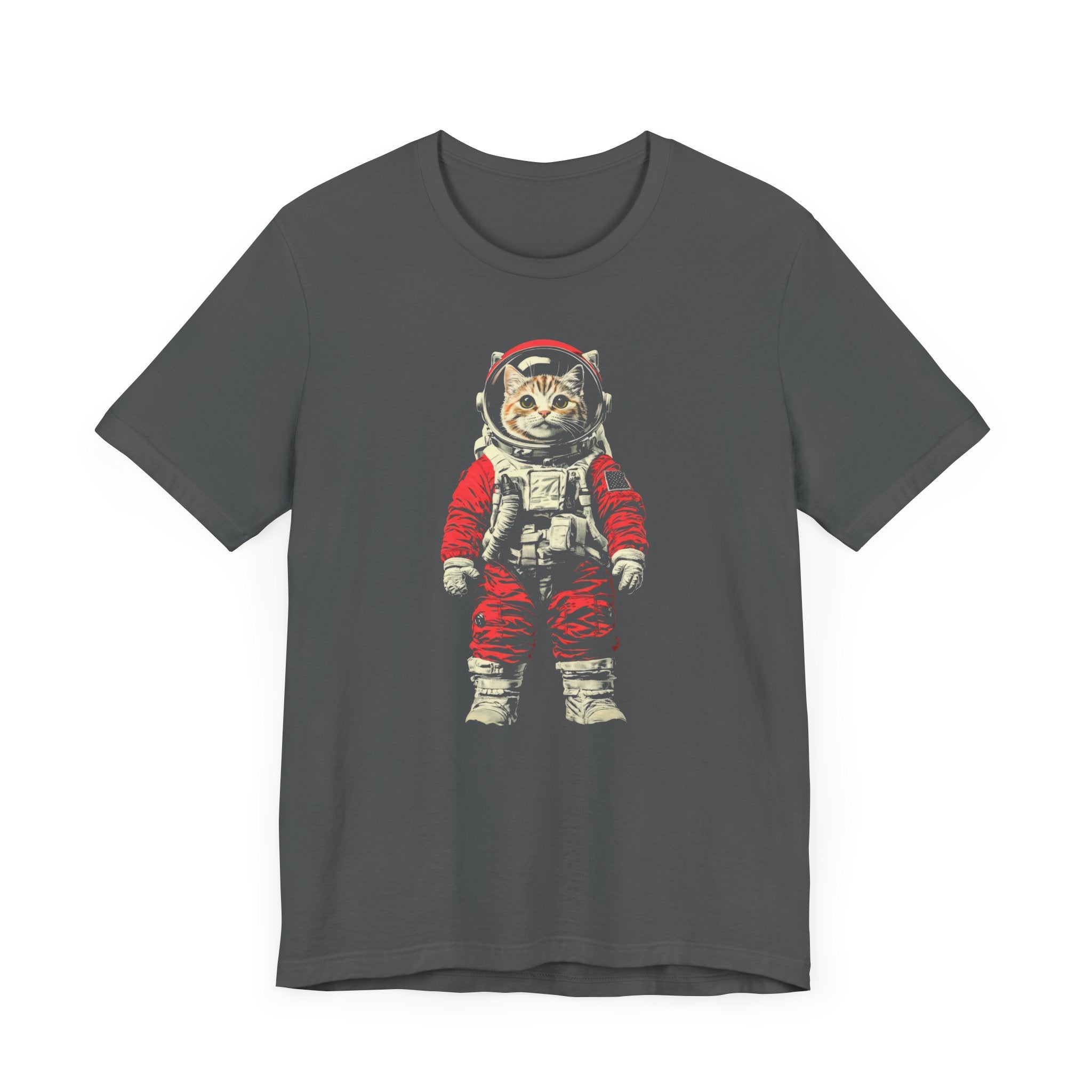 Adventurous Cat Astronaut Graphic Tee