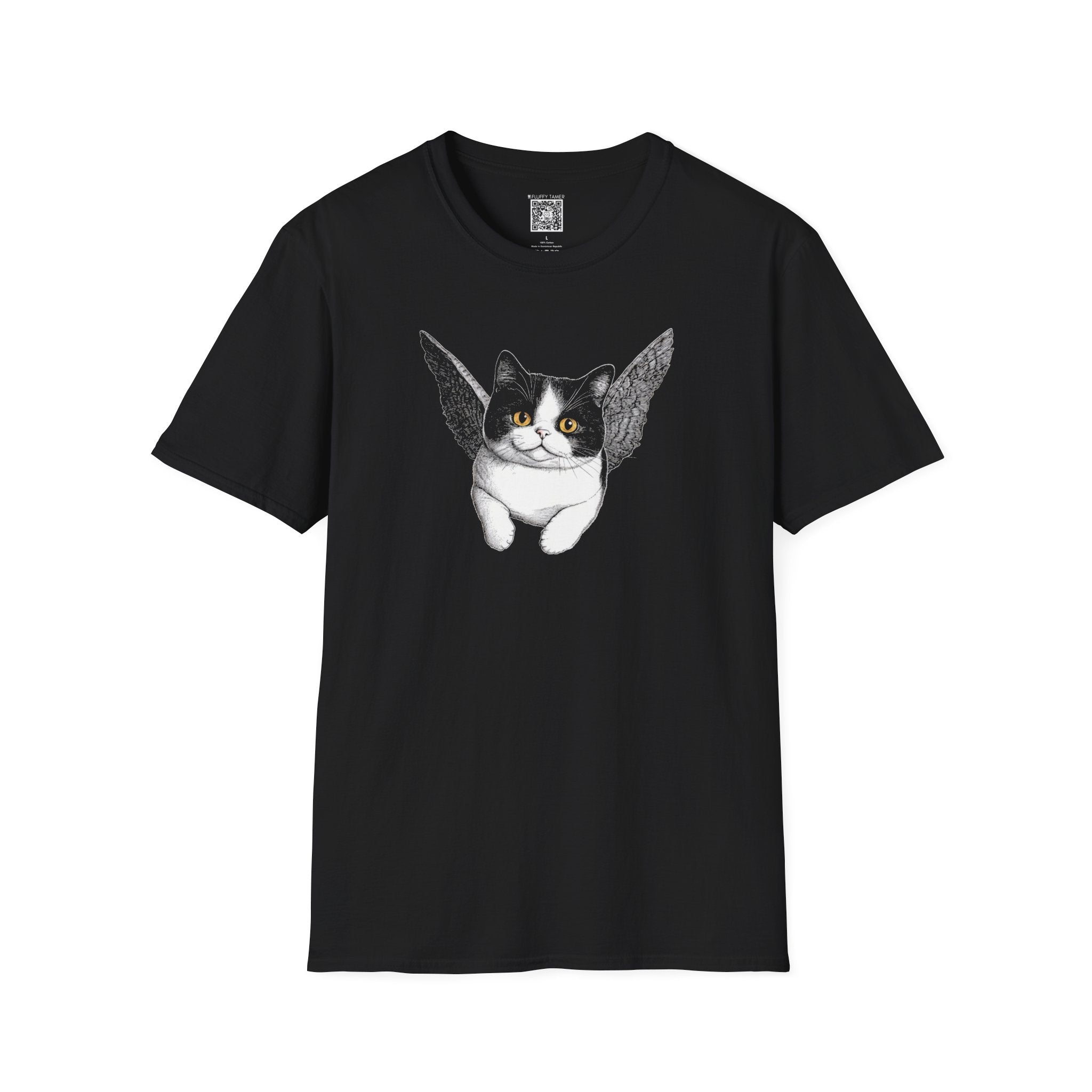Flying Cat with Wings Graphic Tee