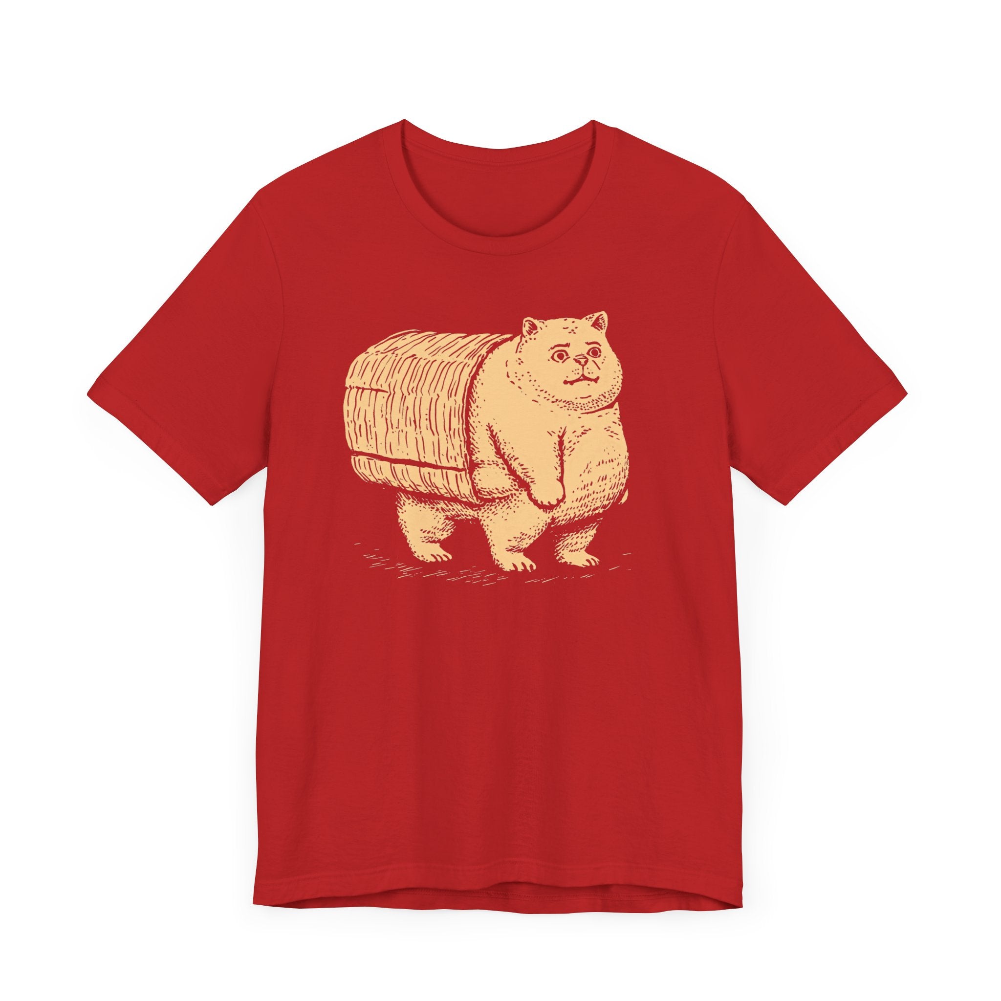 Cat Carrying Basket Graphic Tee