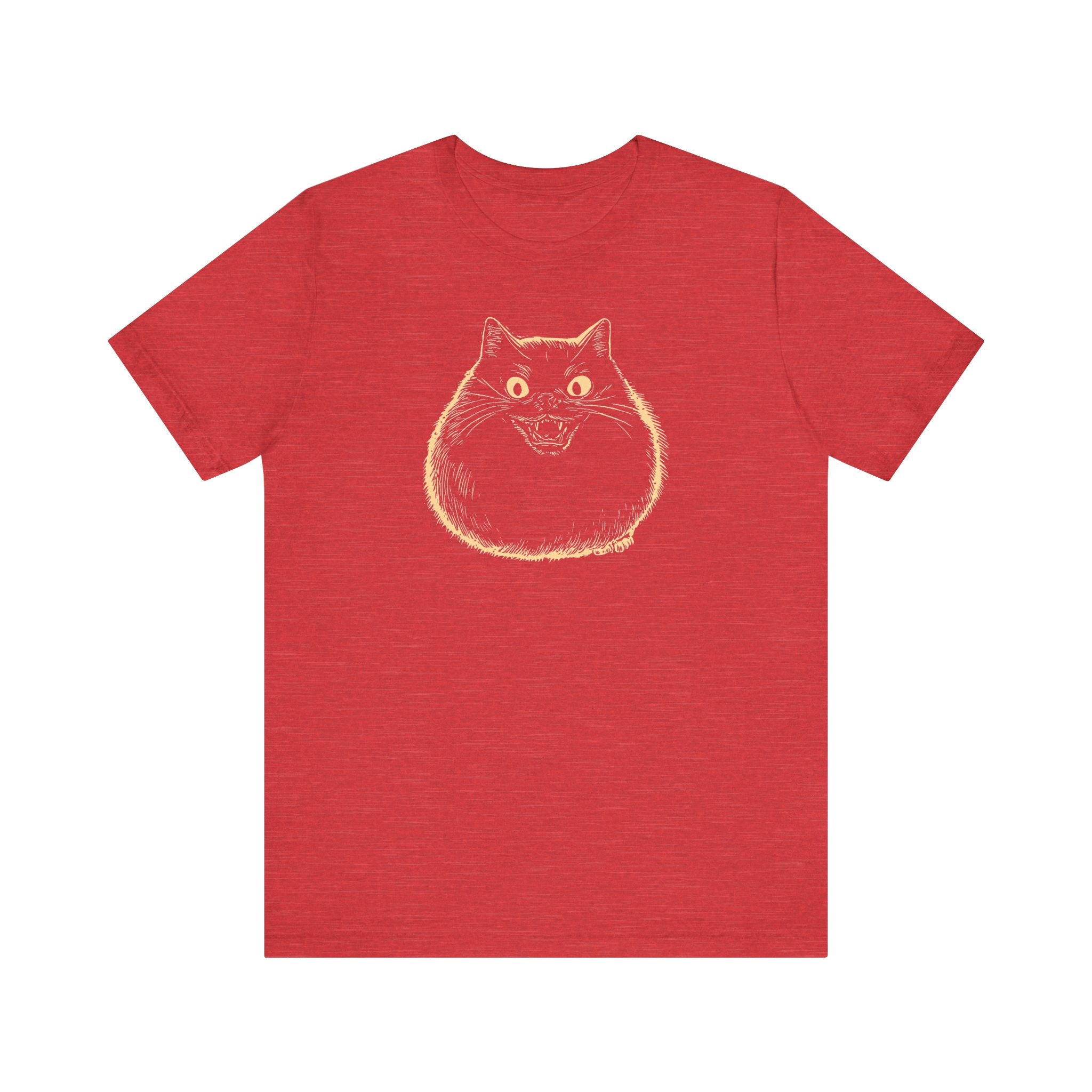 Spooky Black Cat Graphic T-Shirt