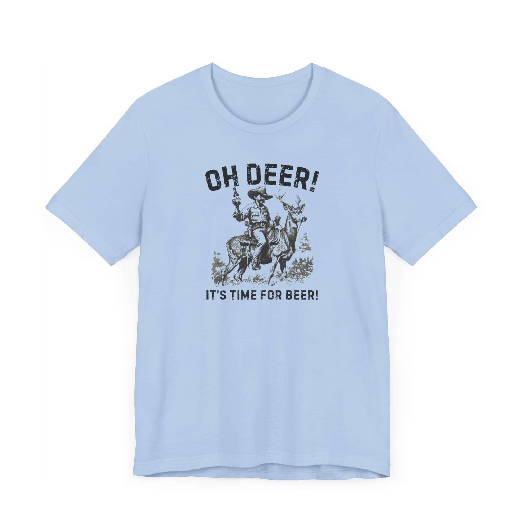 Oh Deer Its Time For Beer Shirt Funny Drinking Tee