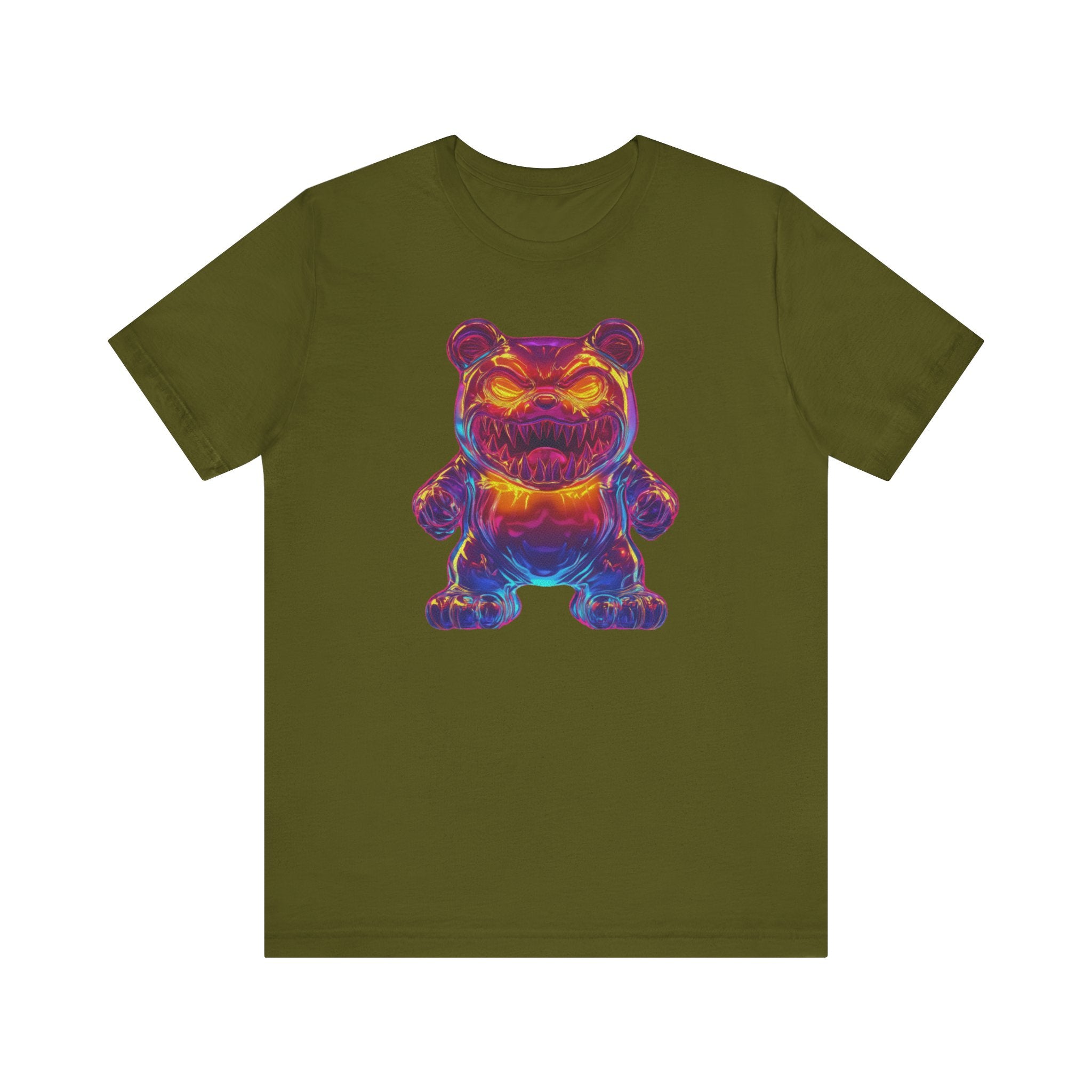 Neon Monster Bear T-Shirt Bold and Playful Design