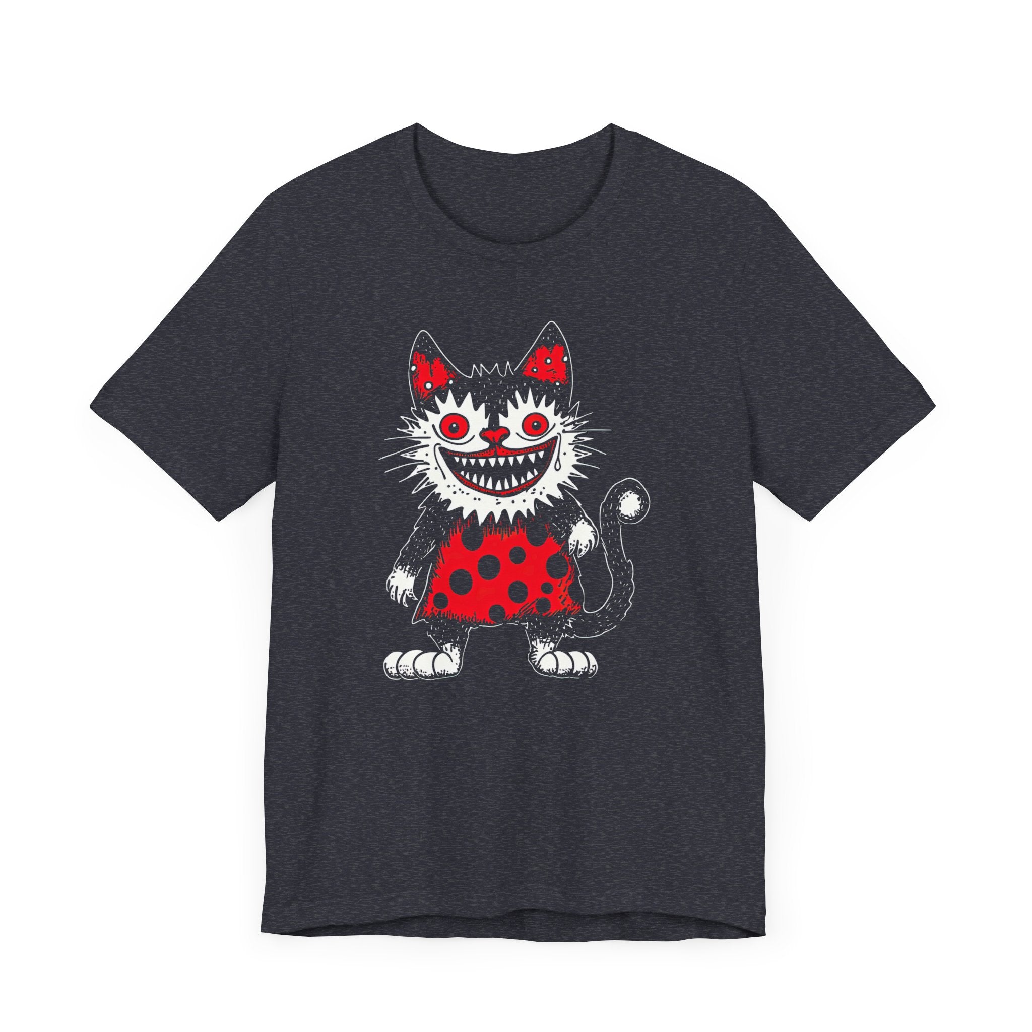 Creepy Polka Dot Cat T-Shirt