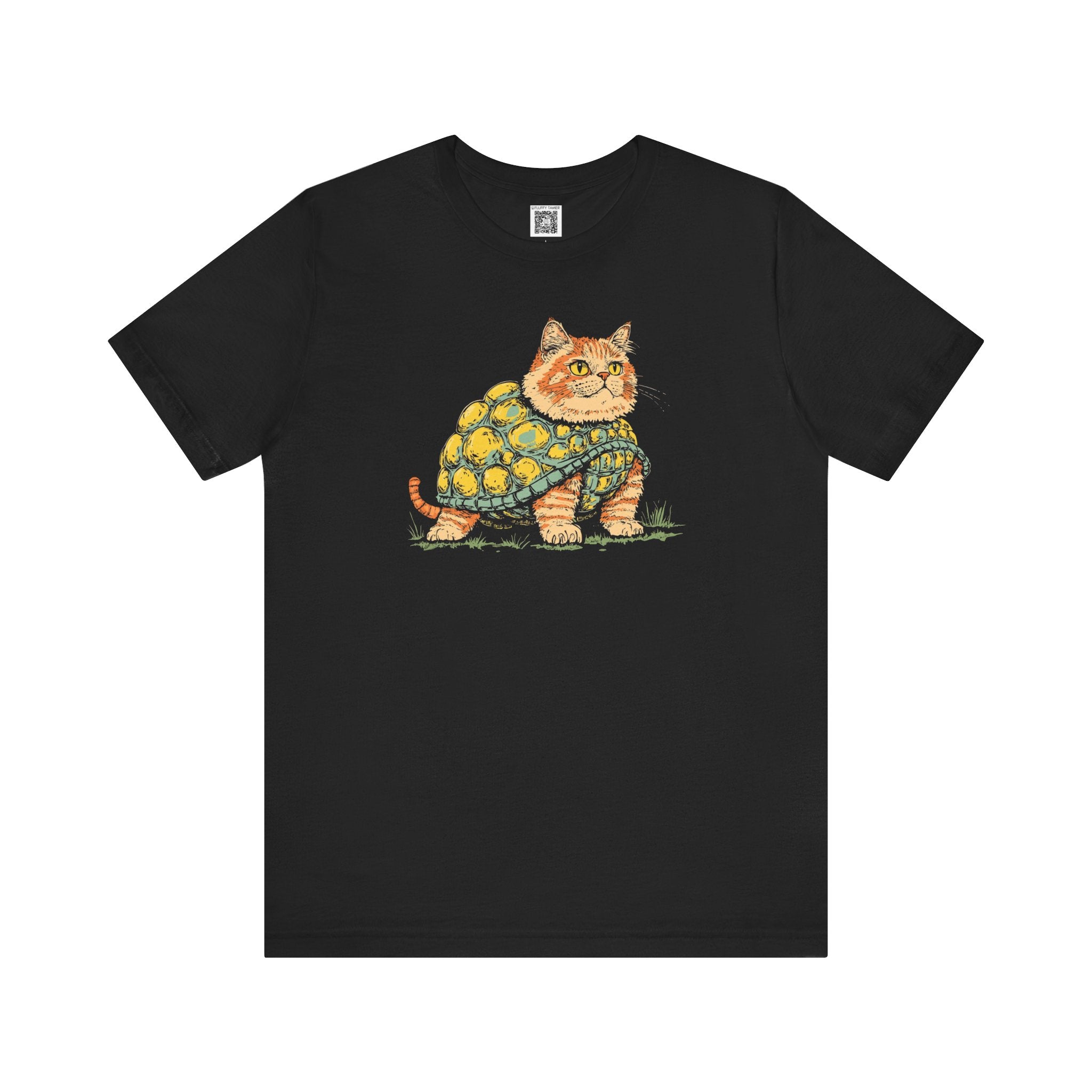 Whimsical Cat in Turtle Costume T-Shirt