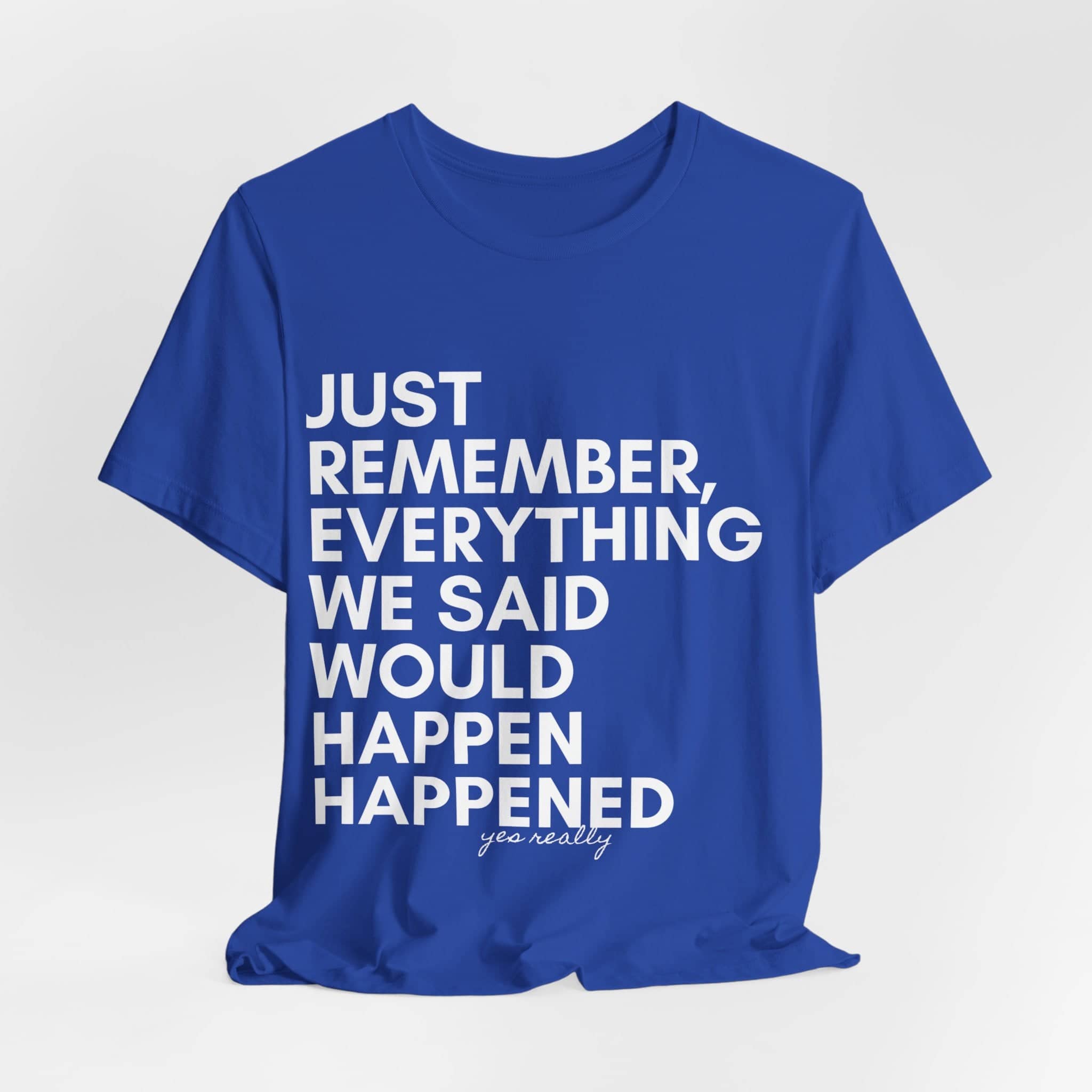 Predictive Proverbs Tee Top Centered Unisex Jersey Short Sleeve Tee