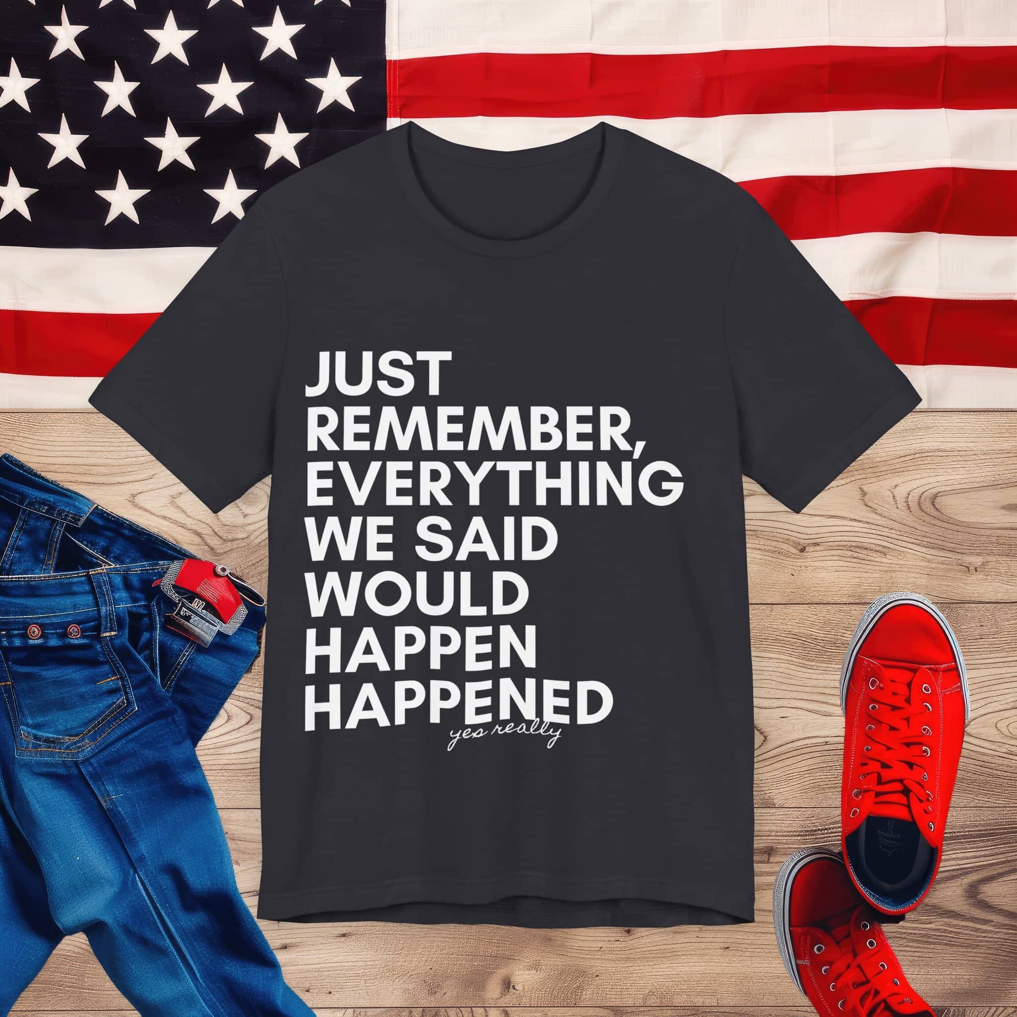 Predictive Proverbs Tee Top Centered Unisex Jersey Short Sleeve Tee