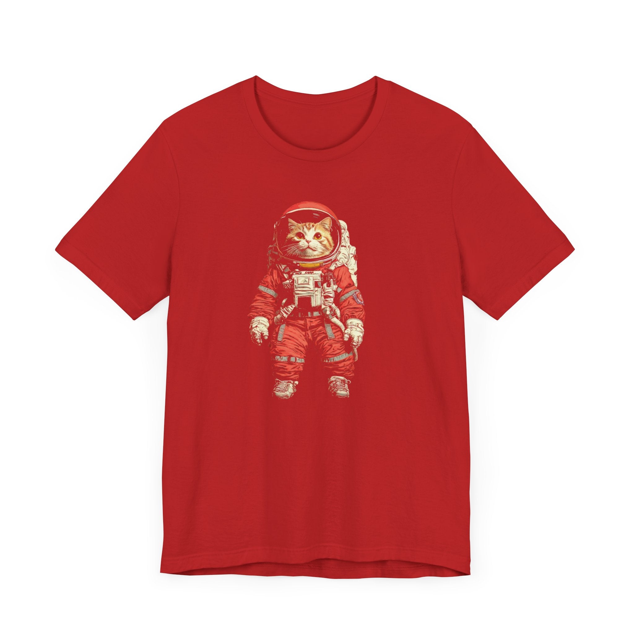 Courageous Cat Astronaut Graphic Tee