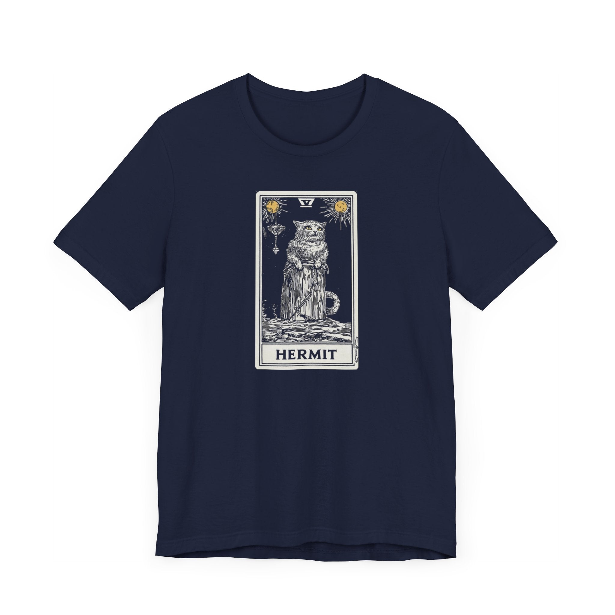 Hermit Tarot Cat T-Shirt