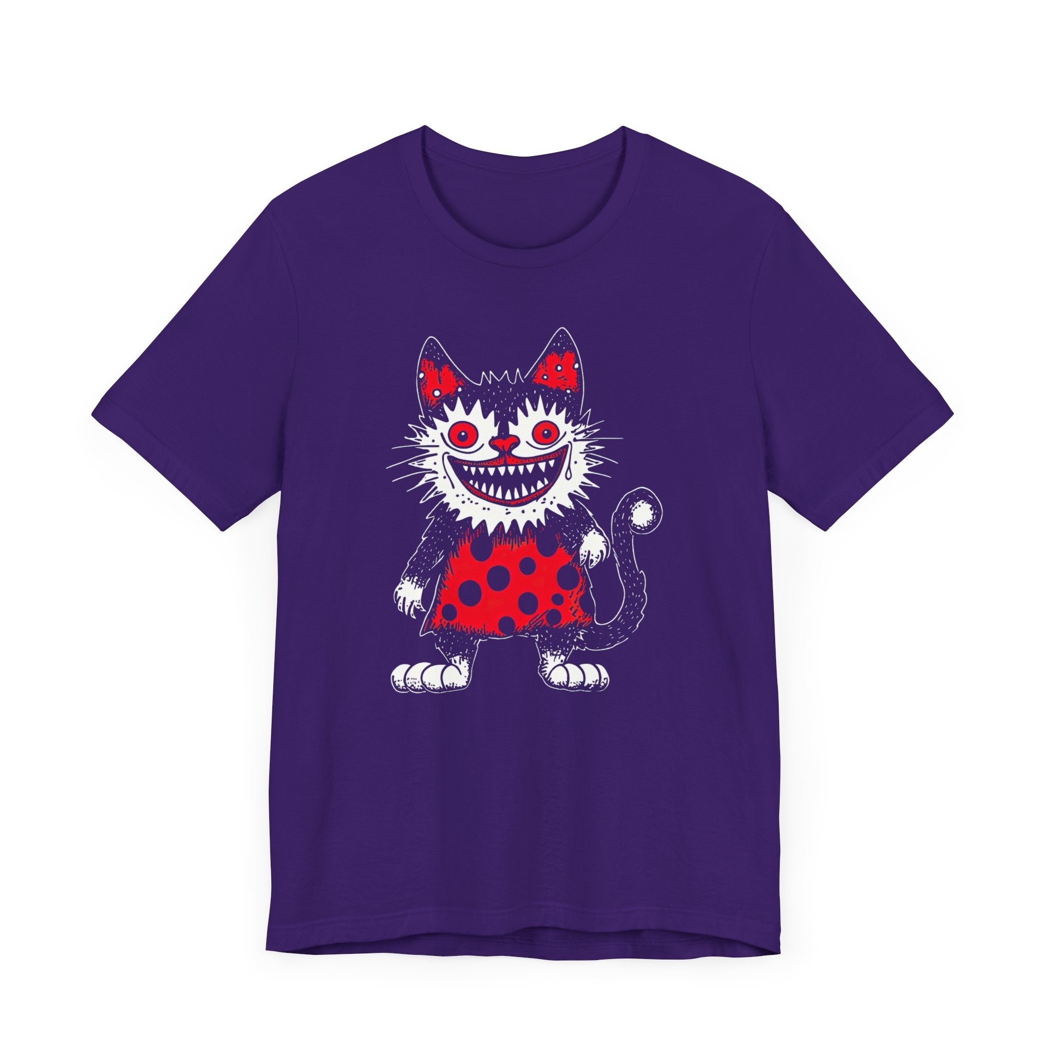 Creepy Polka Dot Cat T-Shirt