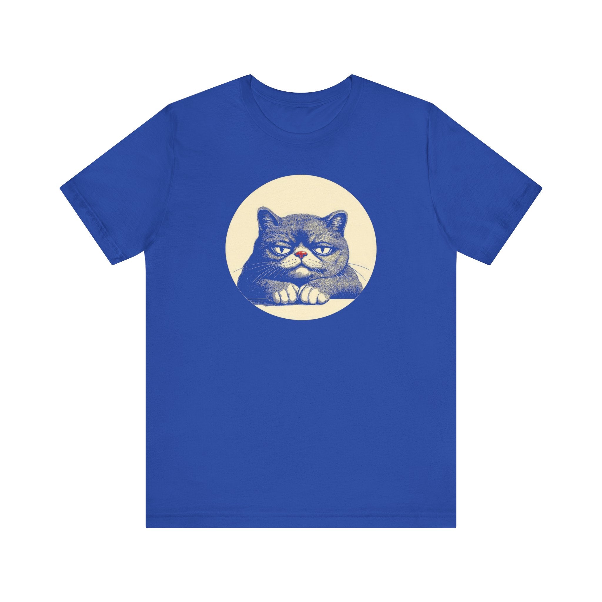 Grumpy Cat Graphic Tee – Vintage Style Cat Lover Shirt