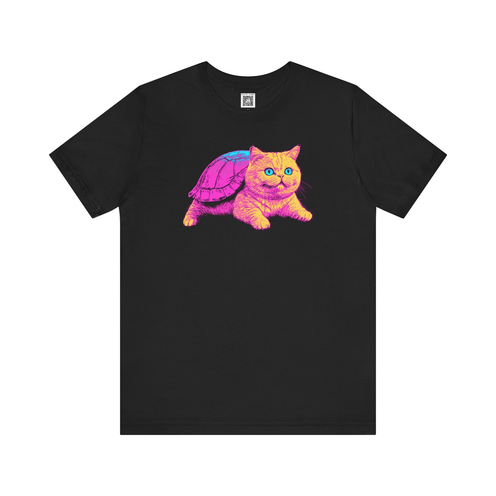 Whimsical Cat Turtle T-Shirt
