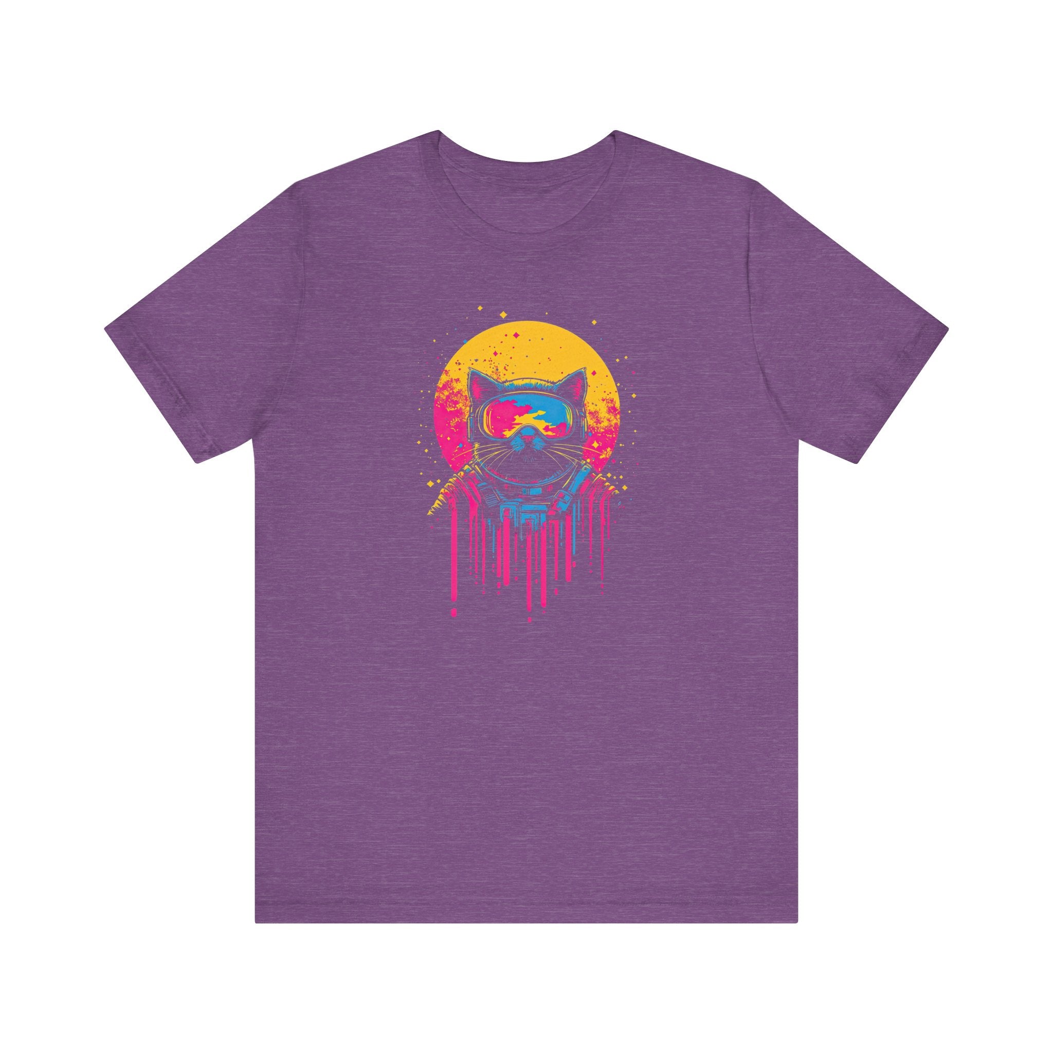 Retro Futuristic Cat T-Shirt