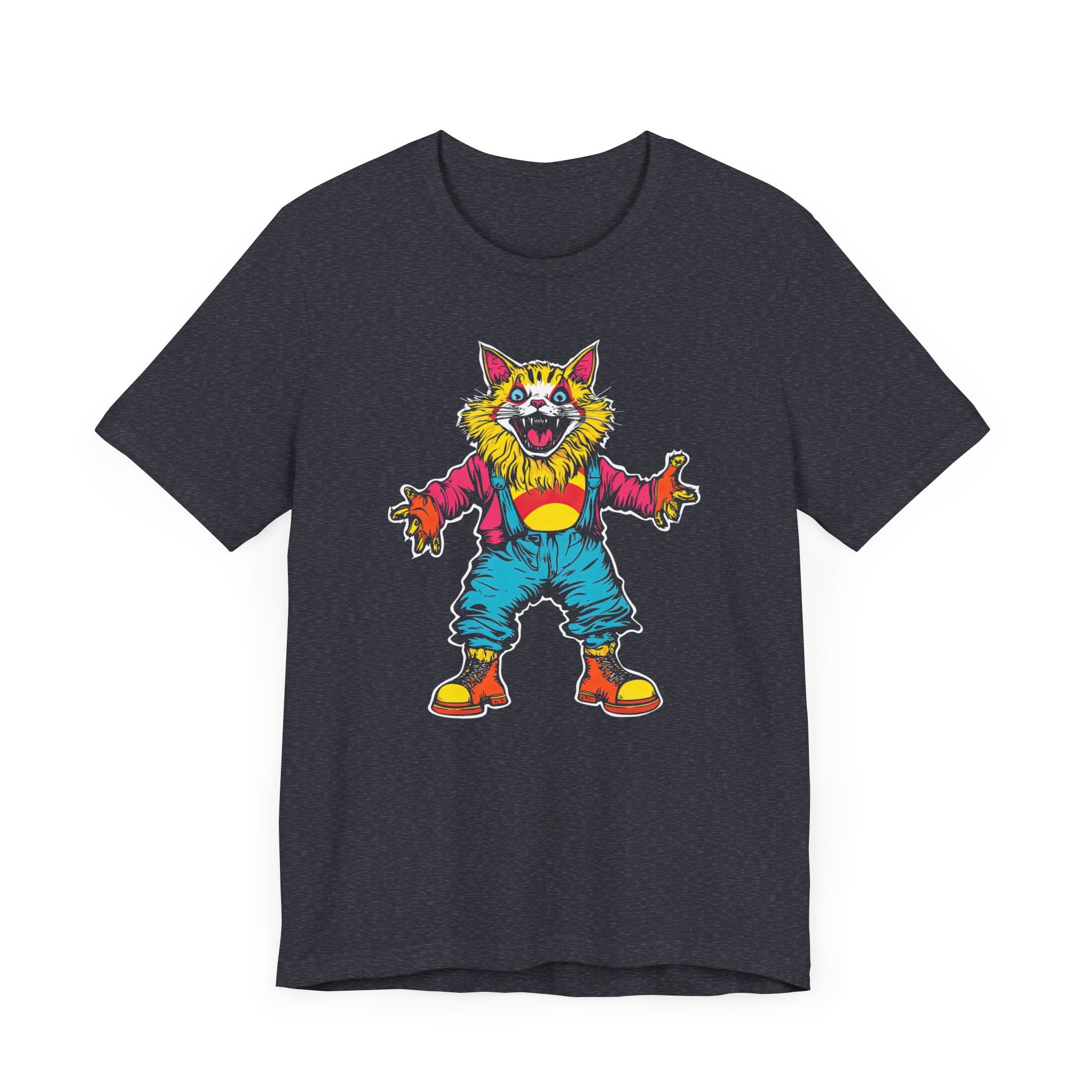 Colorful Clown Cat T-Shirt