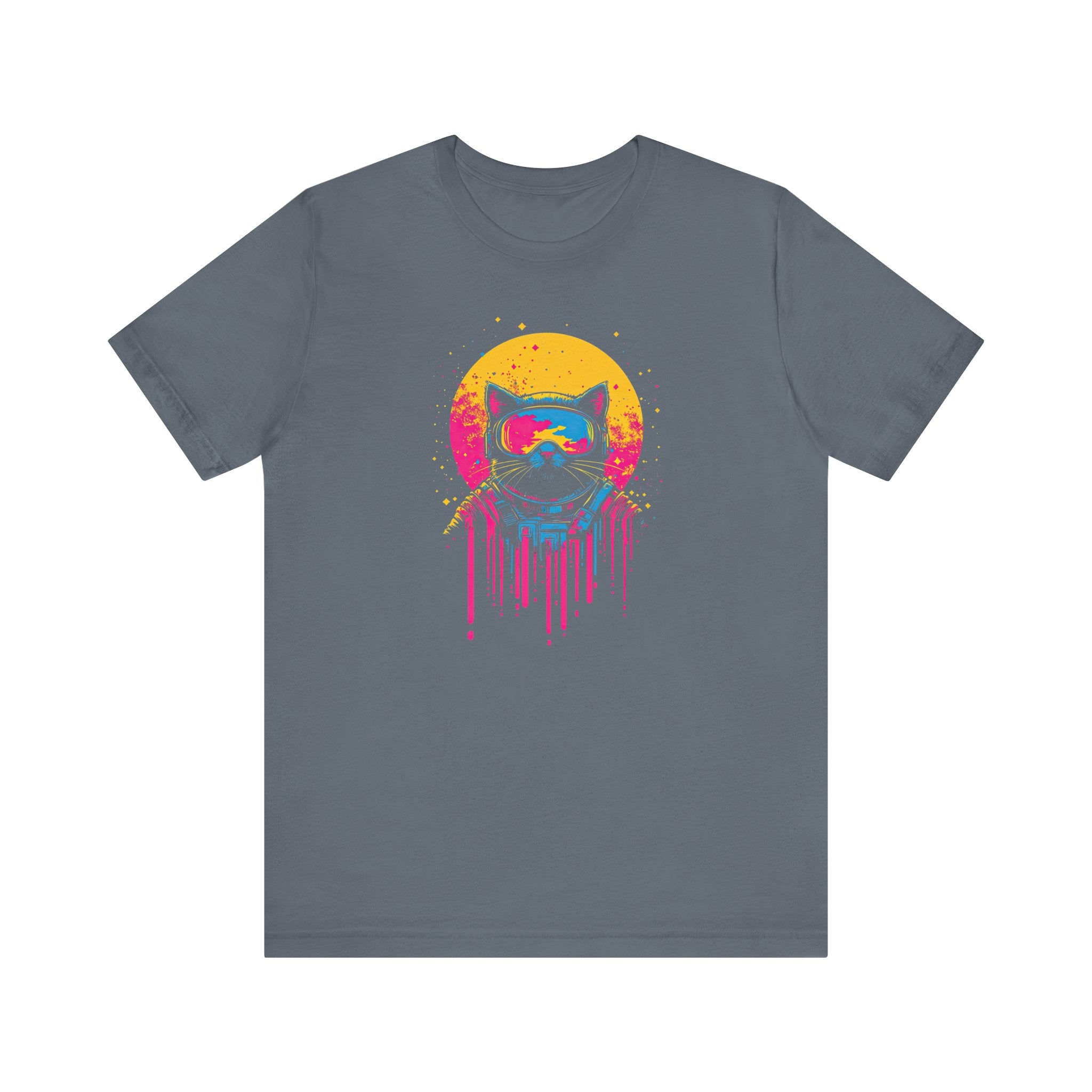 Retro Futuristic Cat T-Shirt