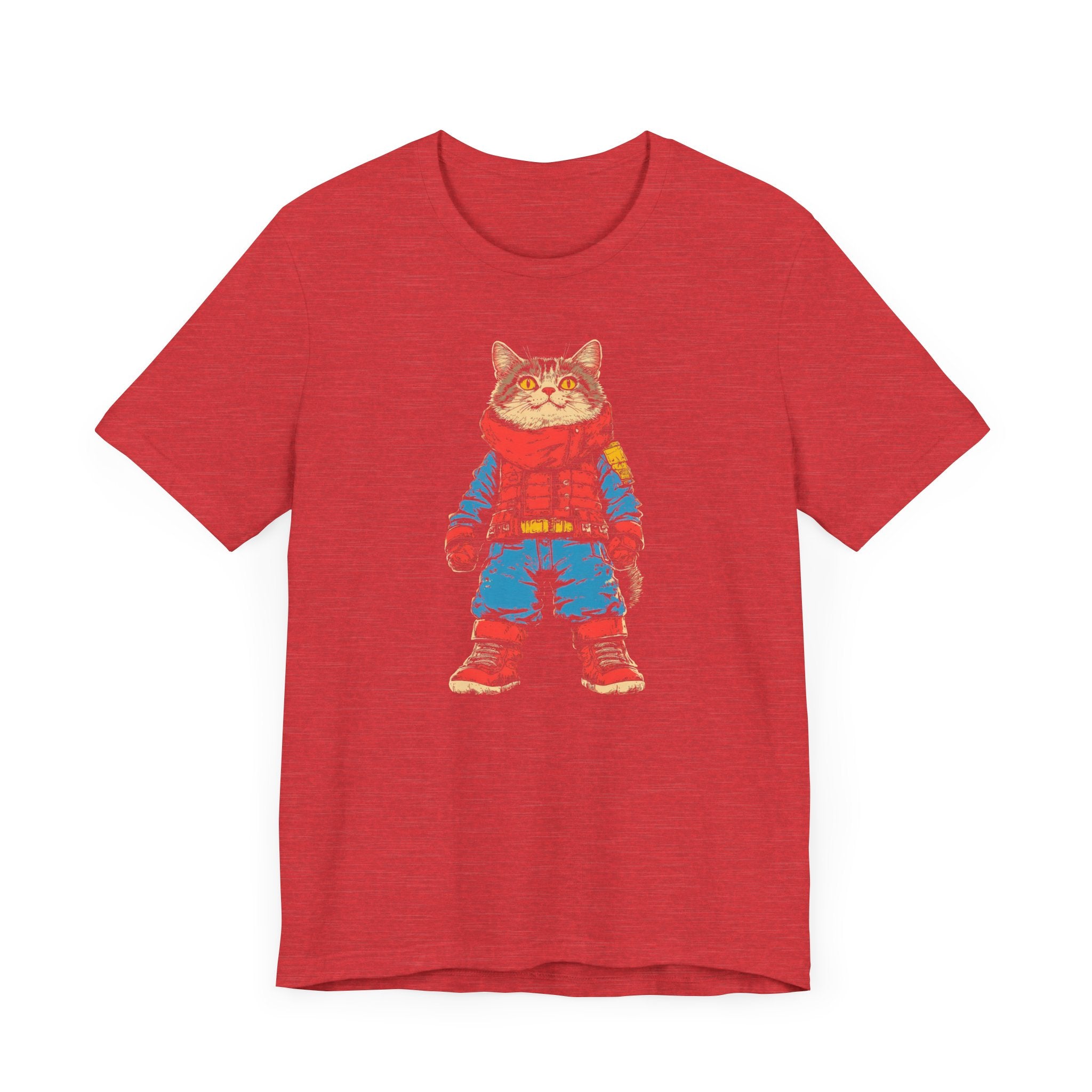 Adventurous Cat Explorer Graphic Tee