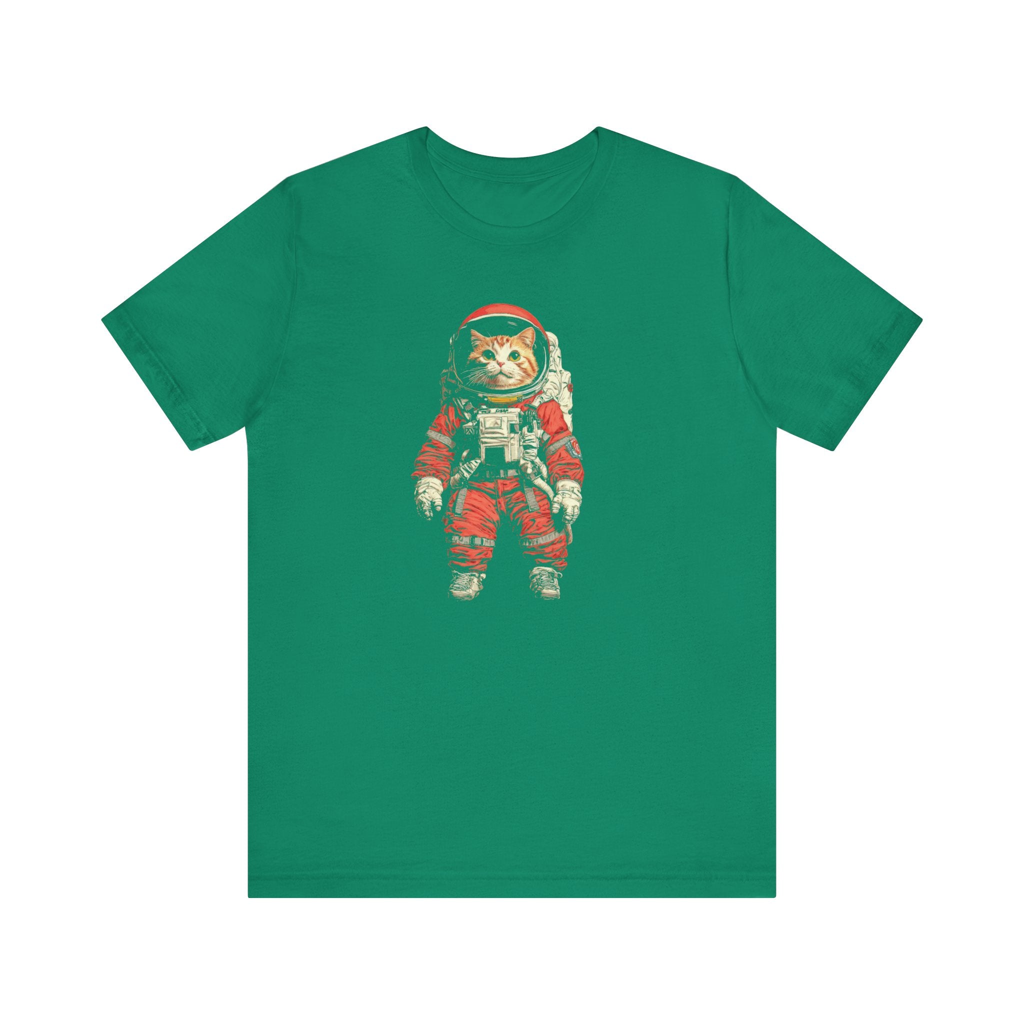 Courageous Cat Astronaut Graphic Tee