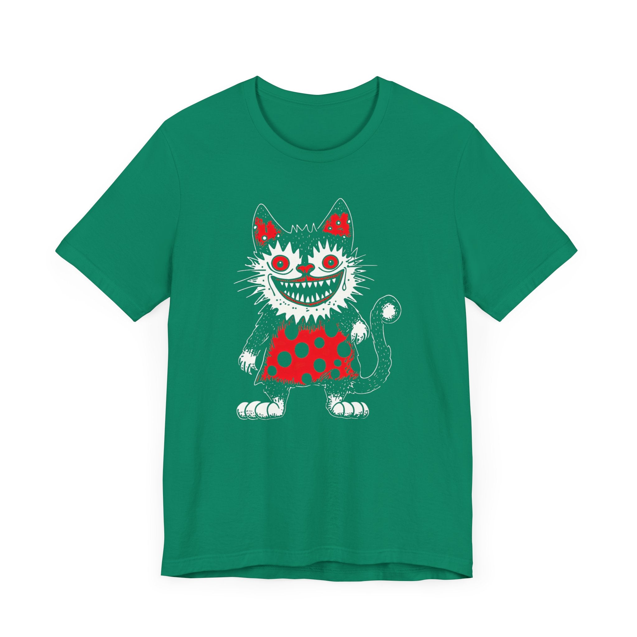 Creepy Polka Dot Cat T-Shirt