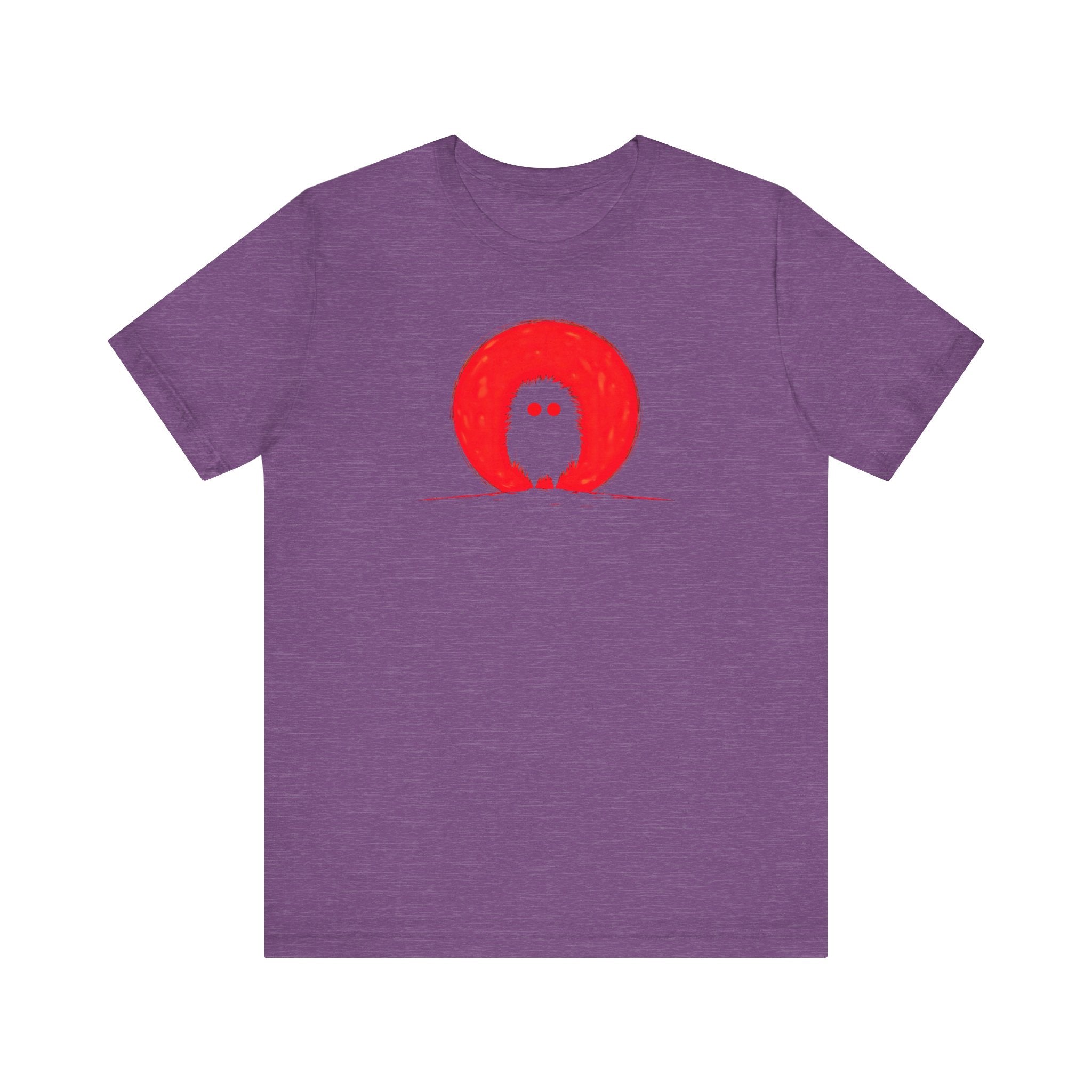 Red Moon Silhouette Creature Graphic Tee