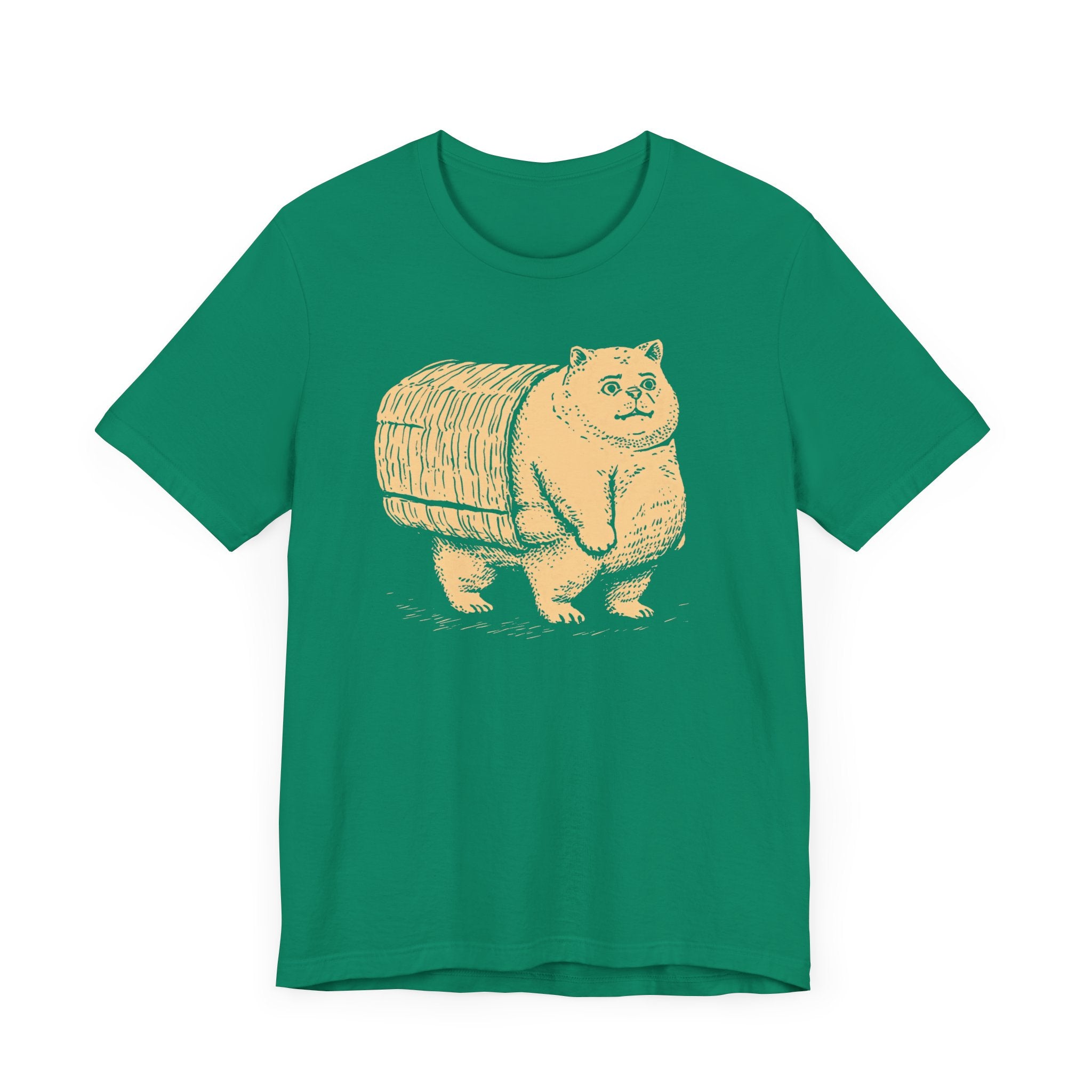 Cat Carrying Basket Graphic Tee