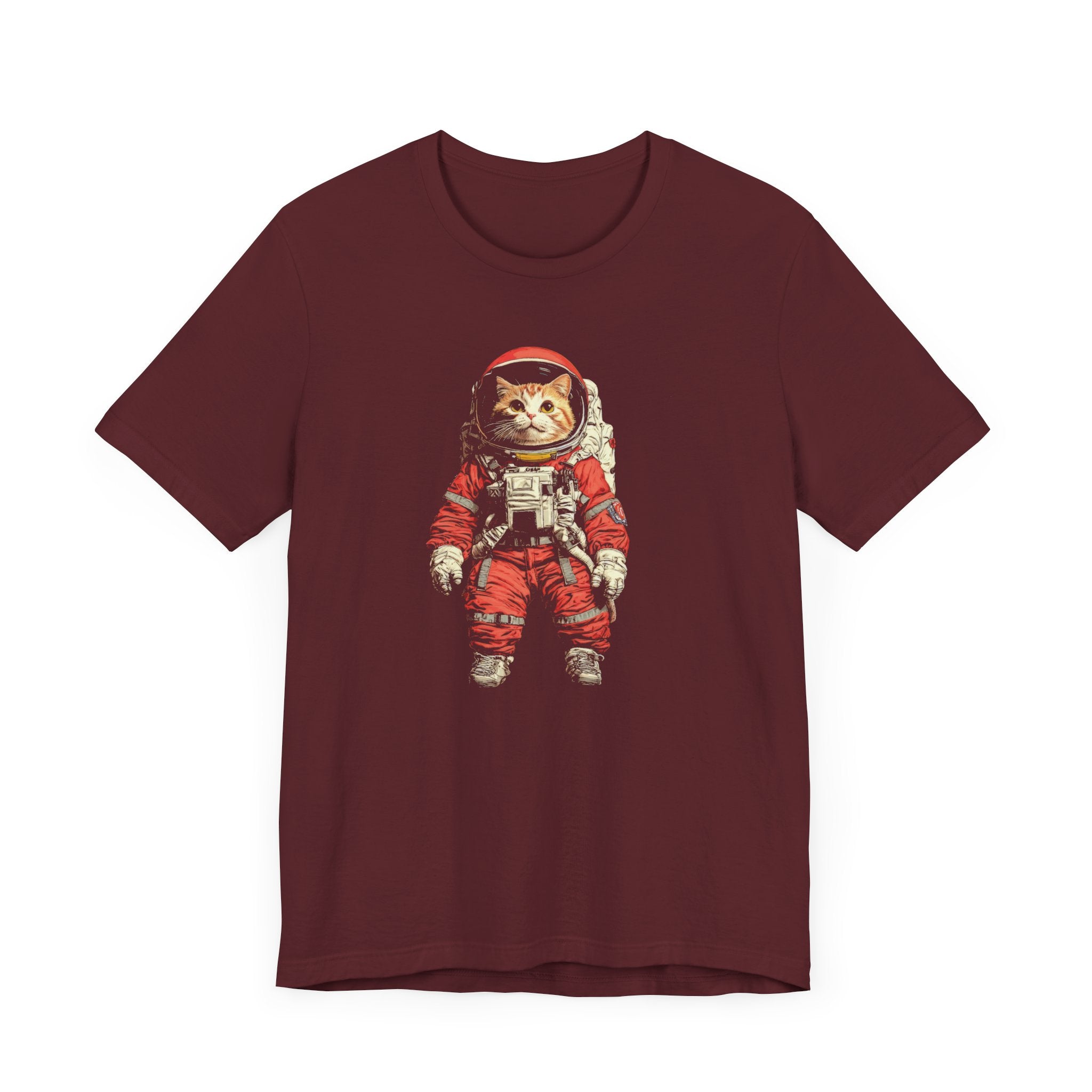 Courageous Cat Astronaut Graphic Tee
