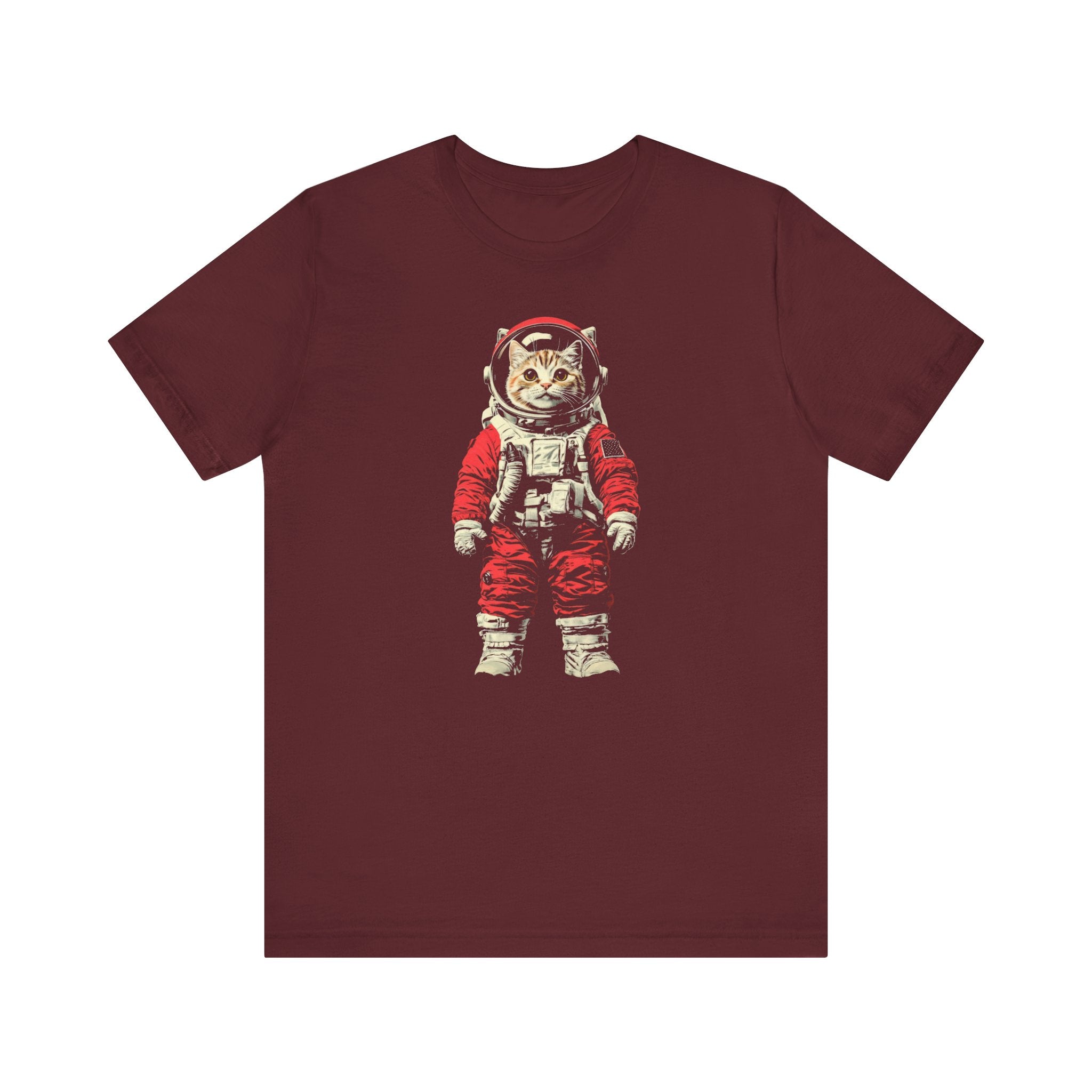 Adventurous Cat Astronaut Graphic Tee