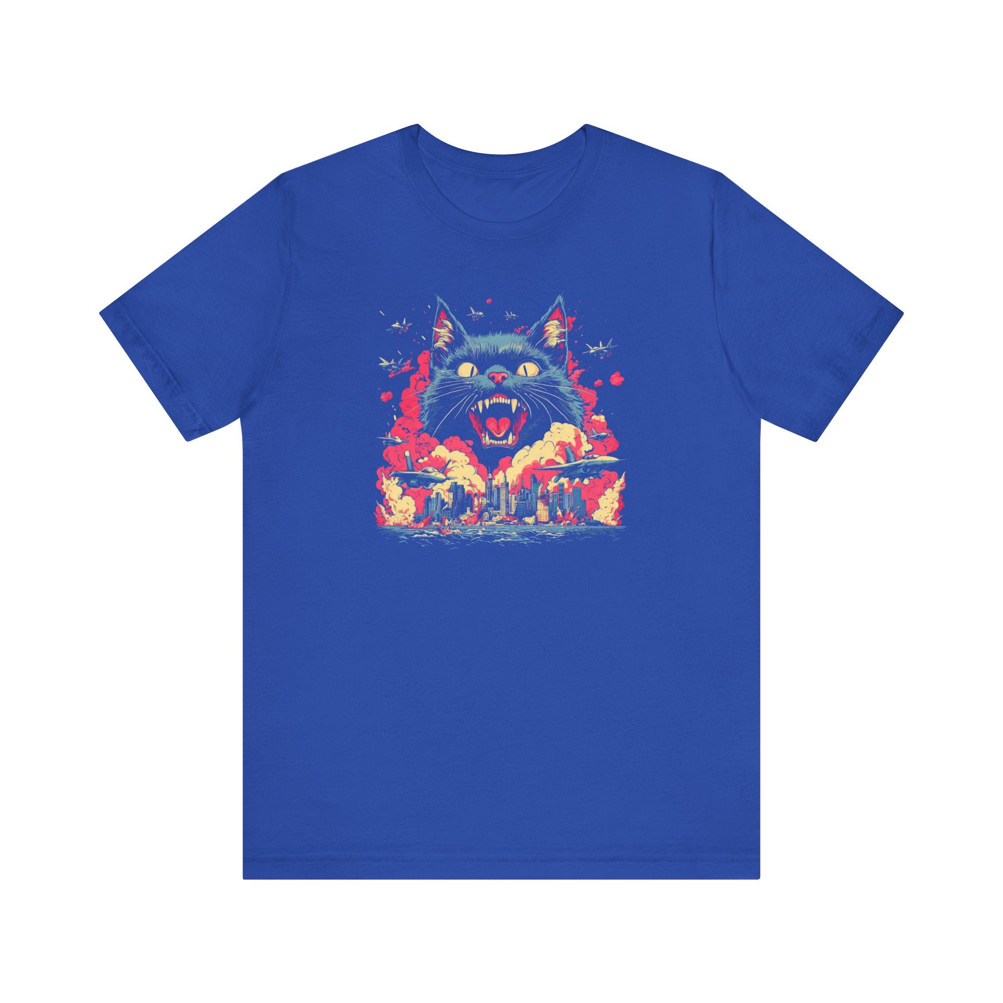Catzilla Rampage T-Shirt Epic Cat City Destruction Design
