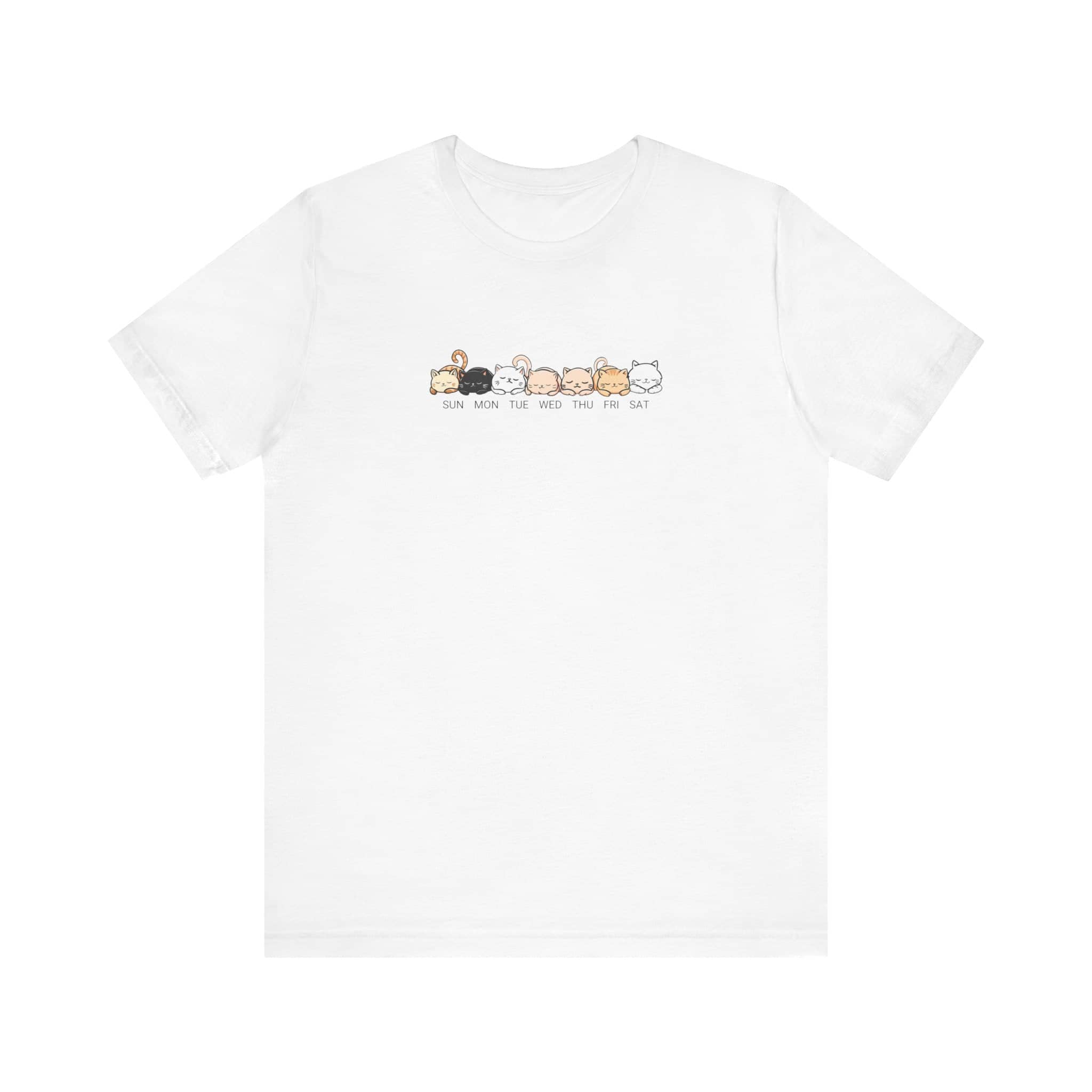 Weekly Cat Faces T-Shirt