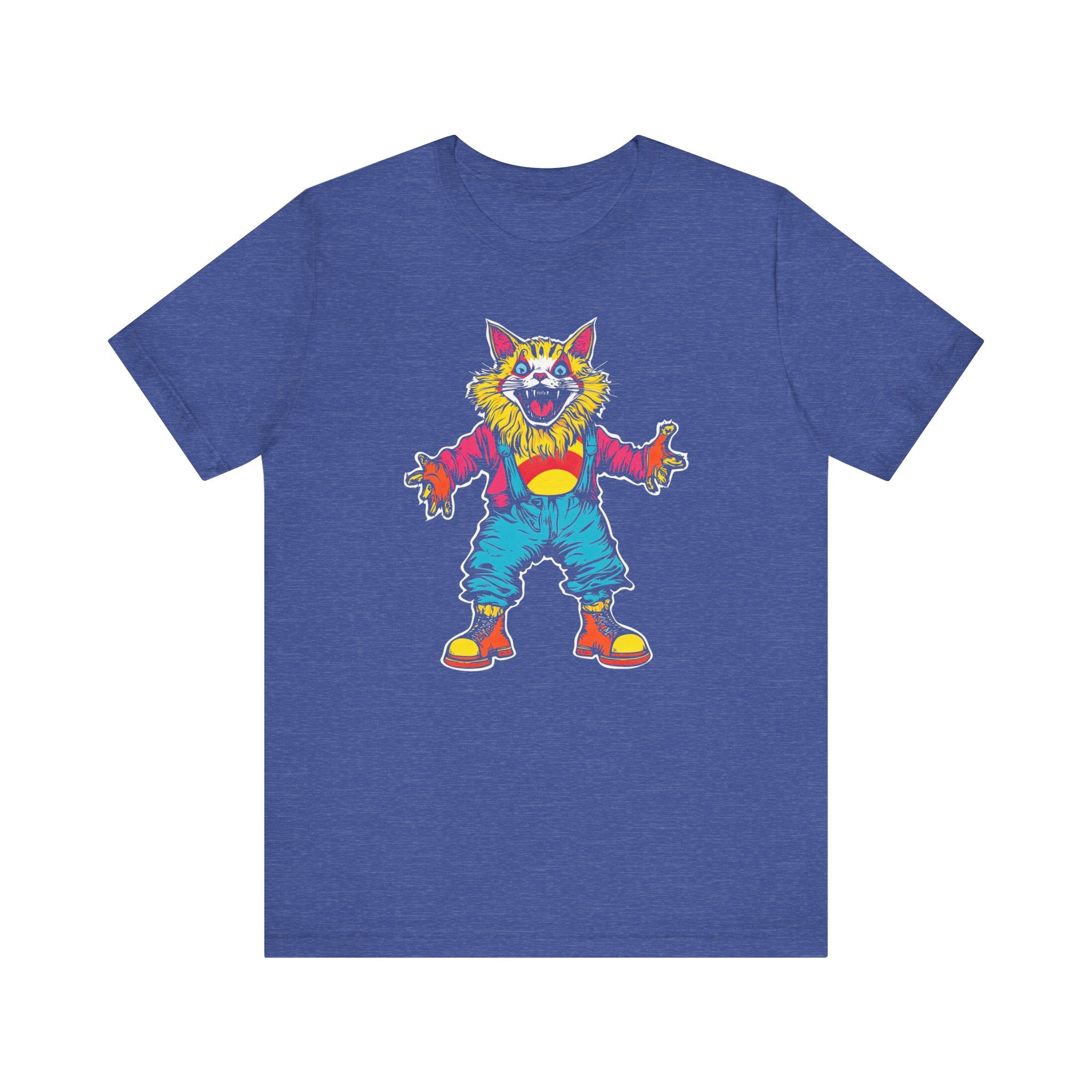 Colorful Clown Cat T-Shirt