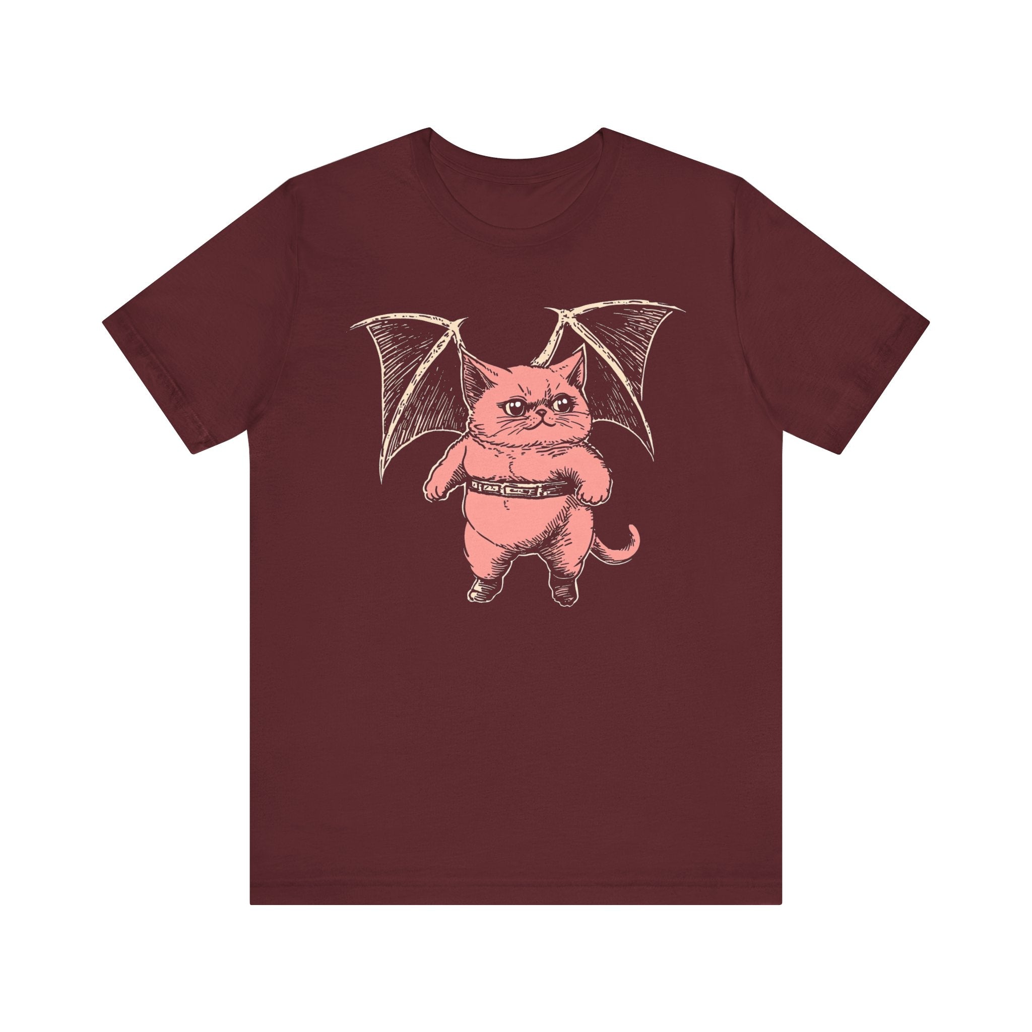 Bat-Winged Cat Graphic Tee