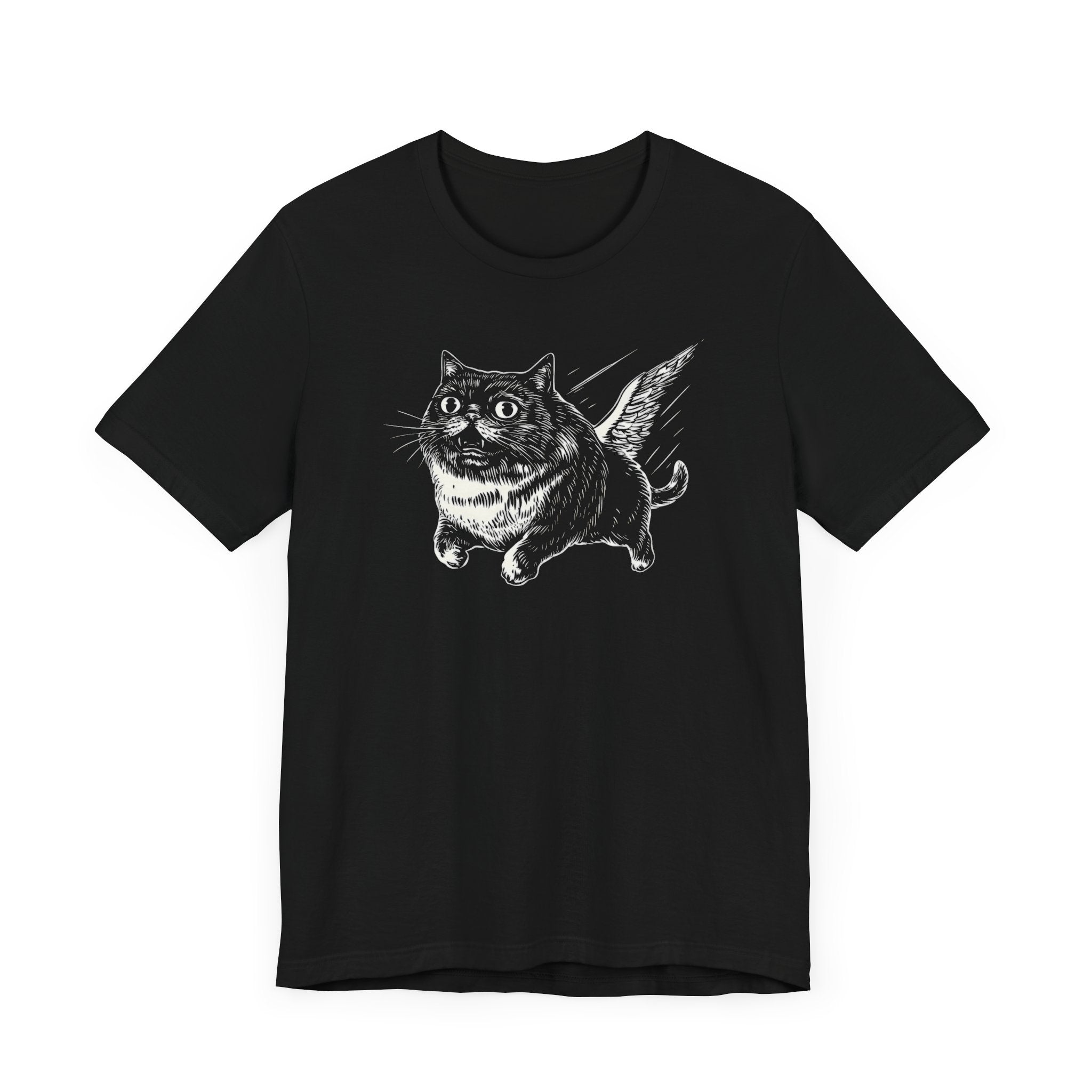Flying Cat Graphic Tee