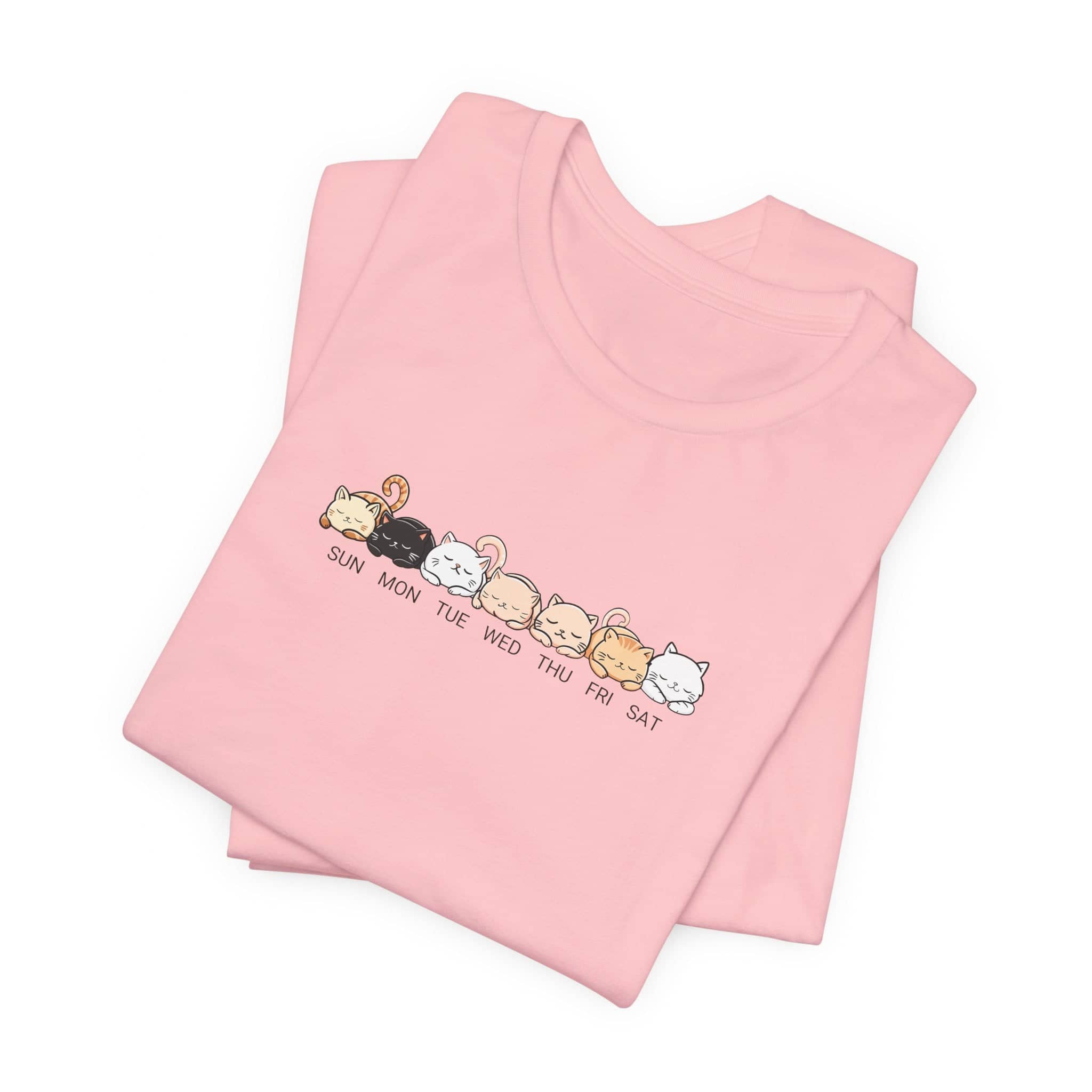 Weekly Cat Faces T-Shirt