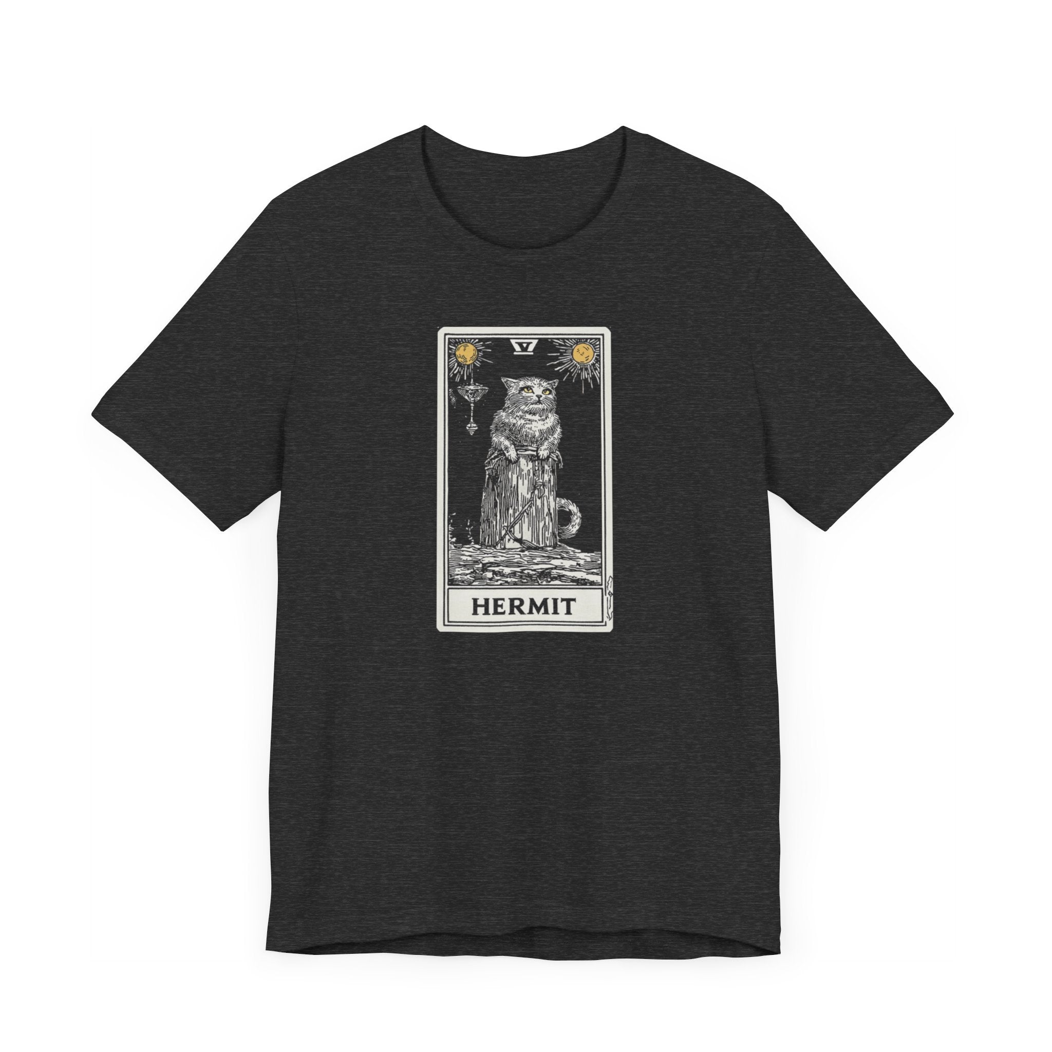 Hermit Tarot Cat T-Shirt