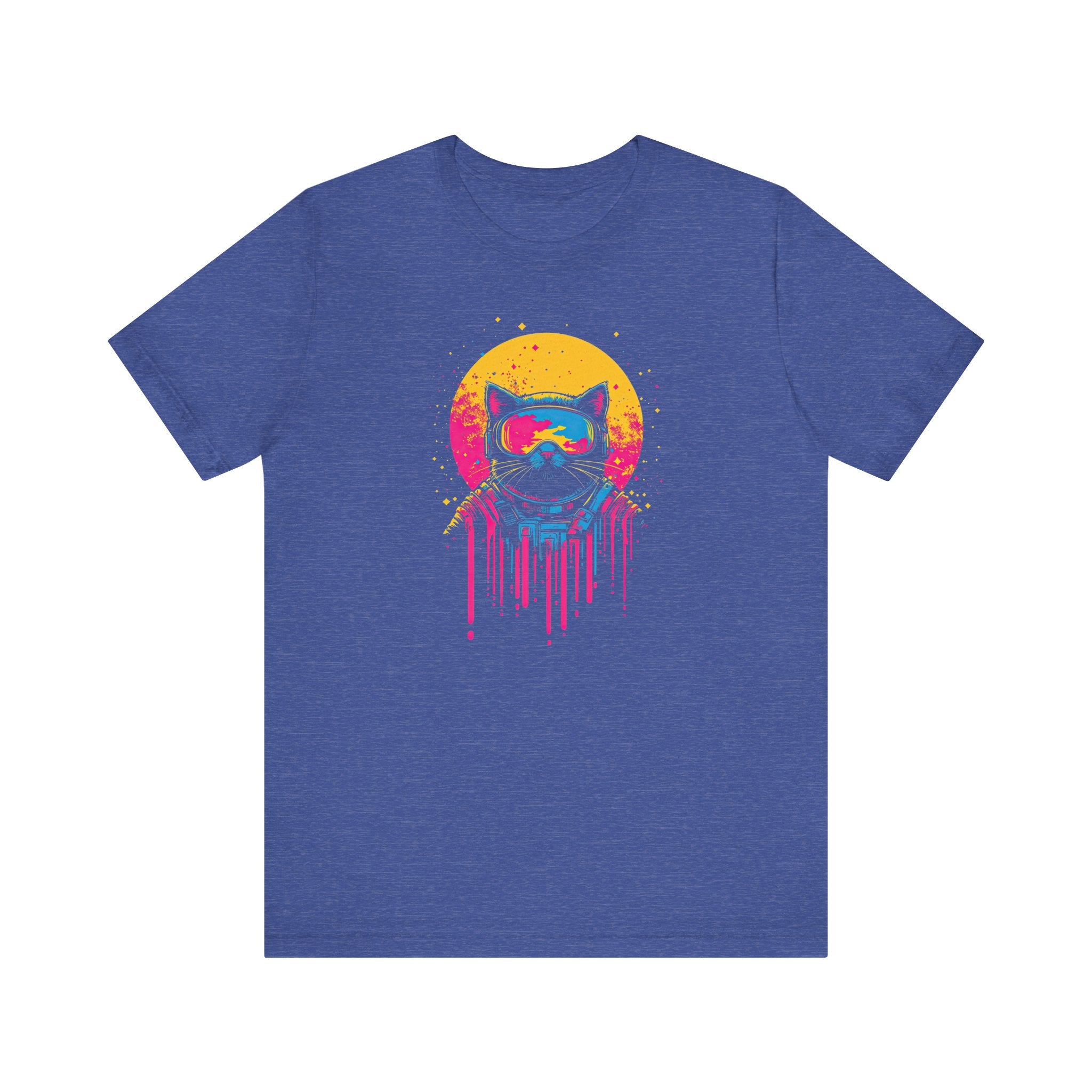 Retro Futuristic Cat T-Shirt